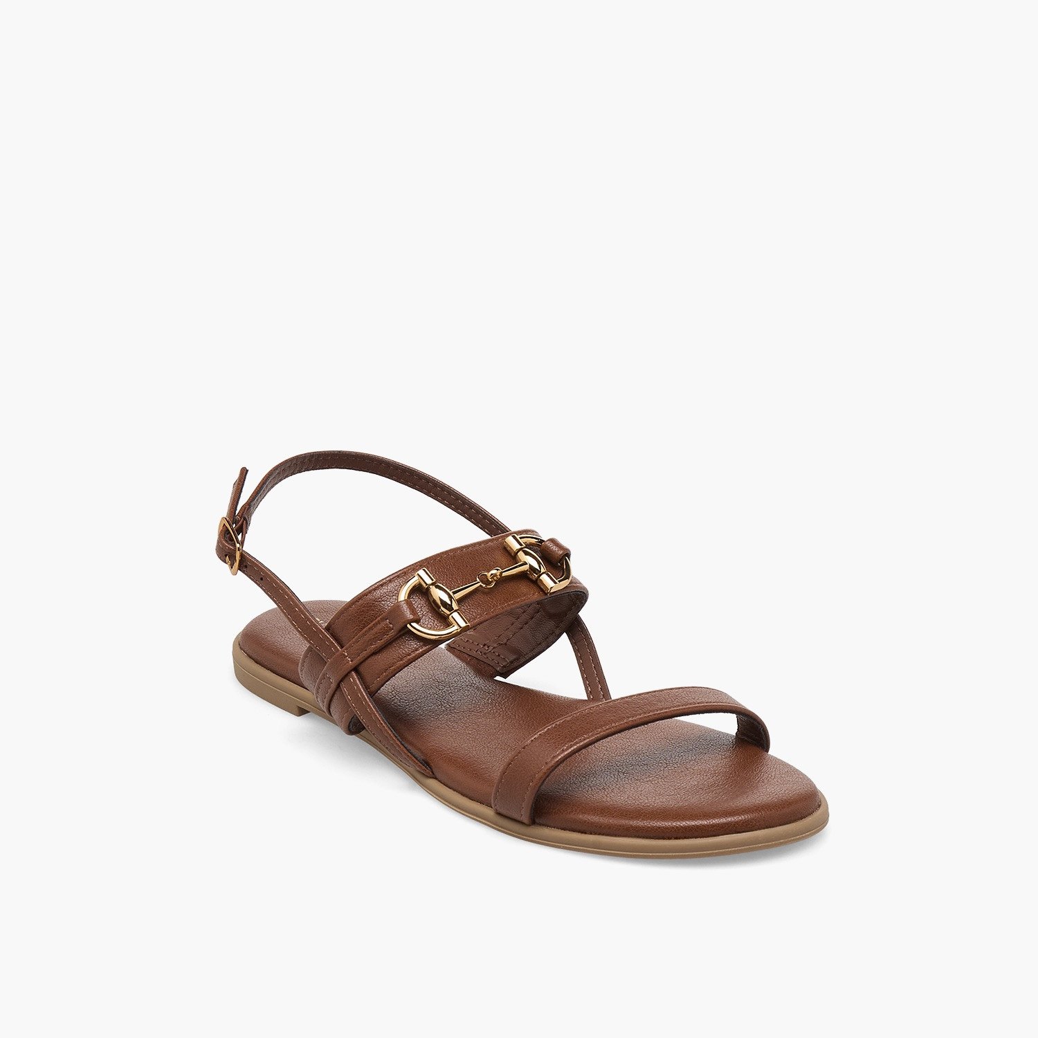 صندل بزينة معدنية للنساء من فلورا بيلا-women-shoes-flats-sandals-image-2