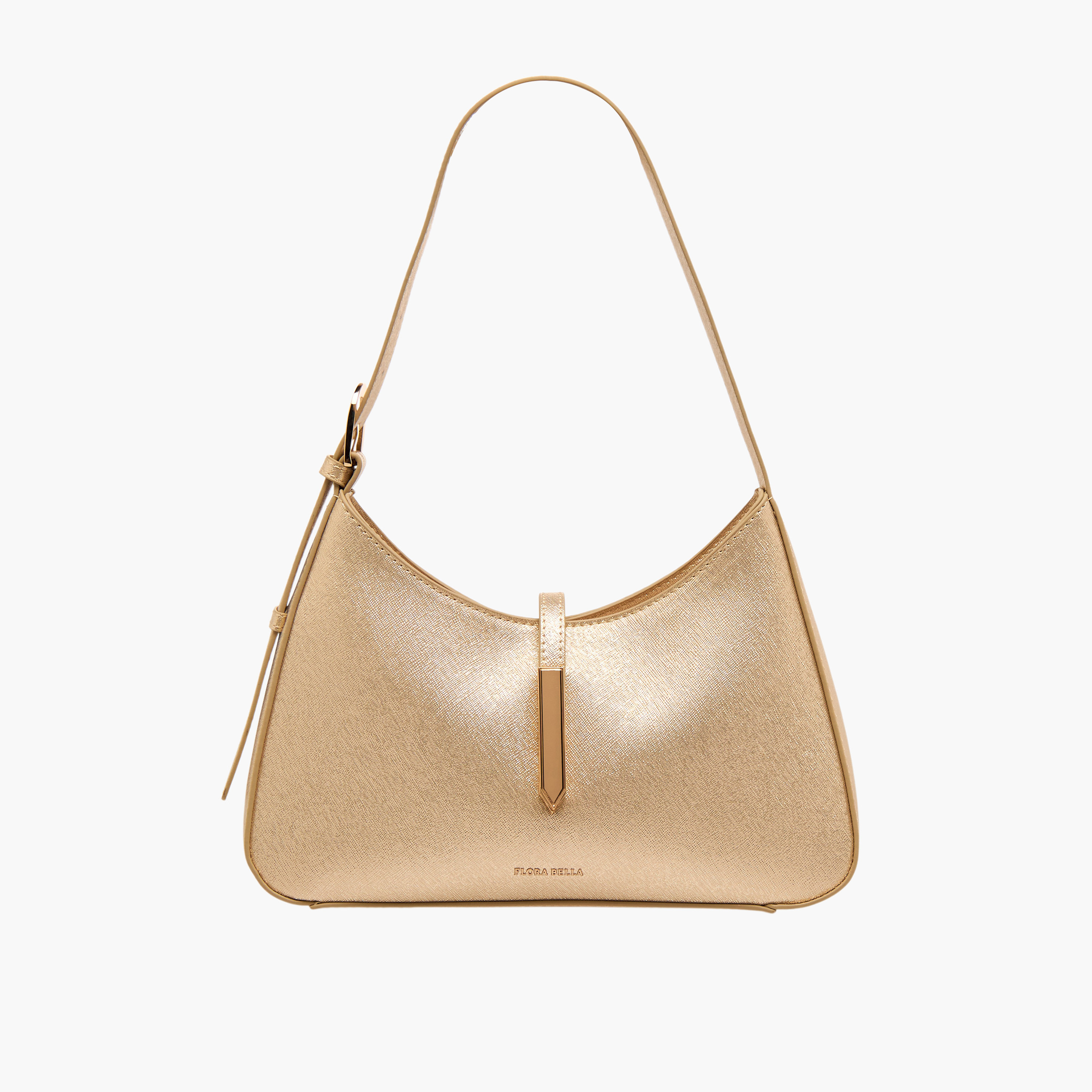 شنطة كتف بقصة ميتاليك وسحاب إغلاق من فلورا بيلا-women-bagsandwallets-handbags-image-1