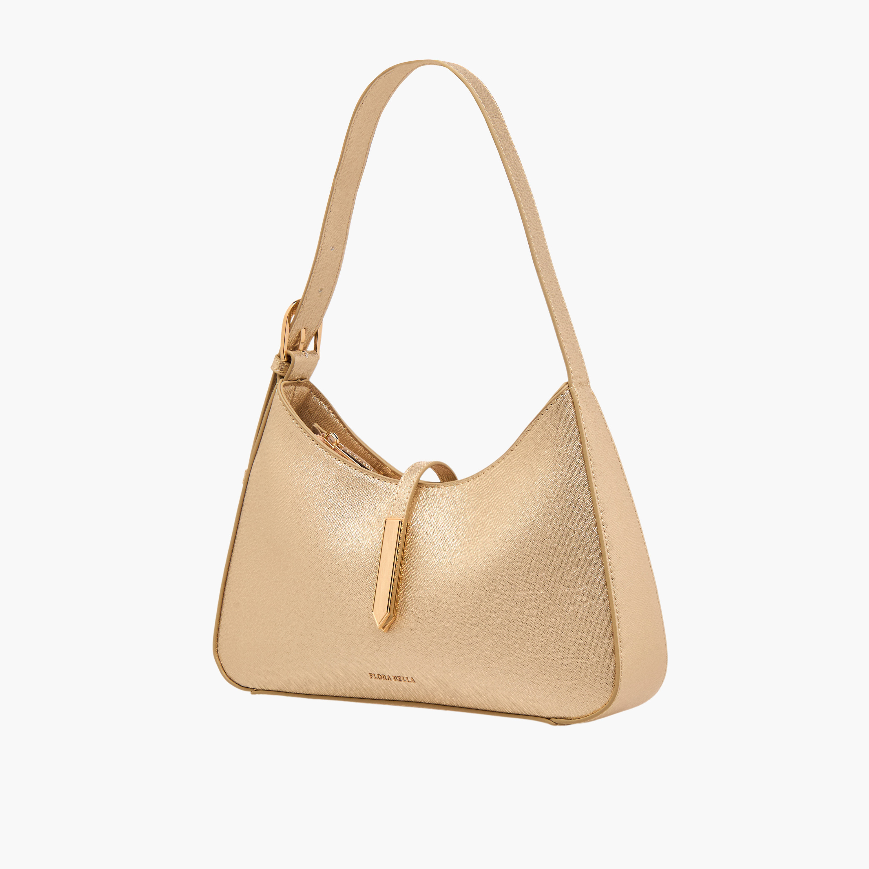 شنطة كتف بقصة ميتاليك وسحاب إغلاق من فلورا بيلا-women-bagsandwallets-handbags-image-3