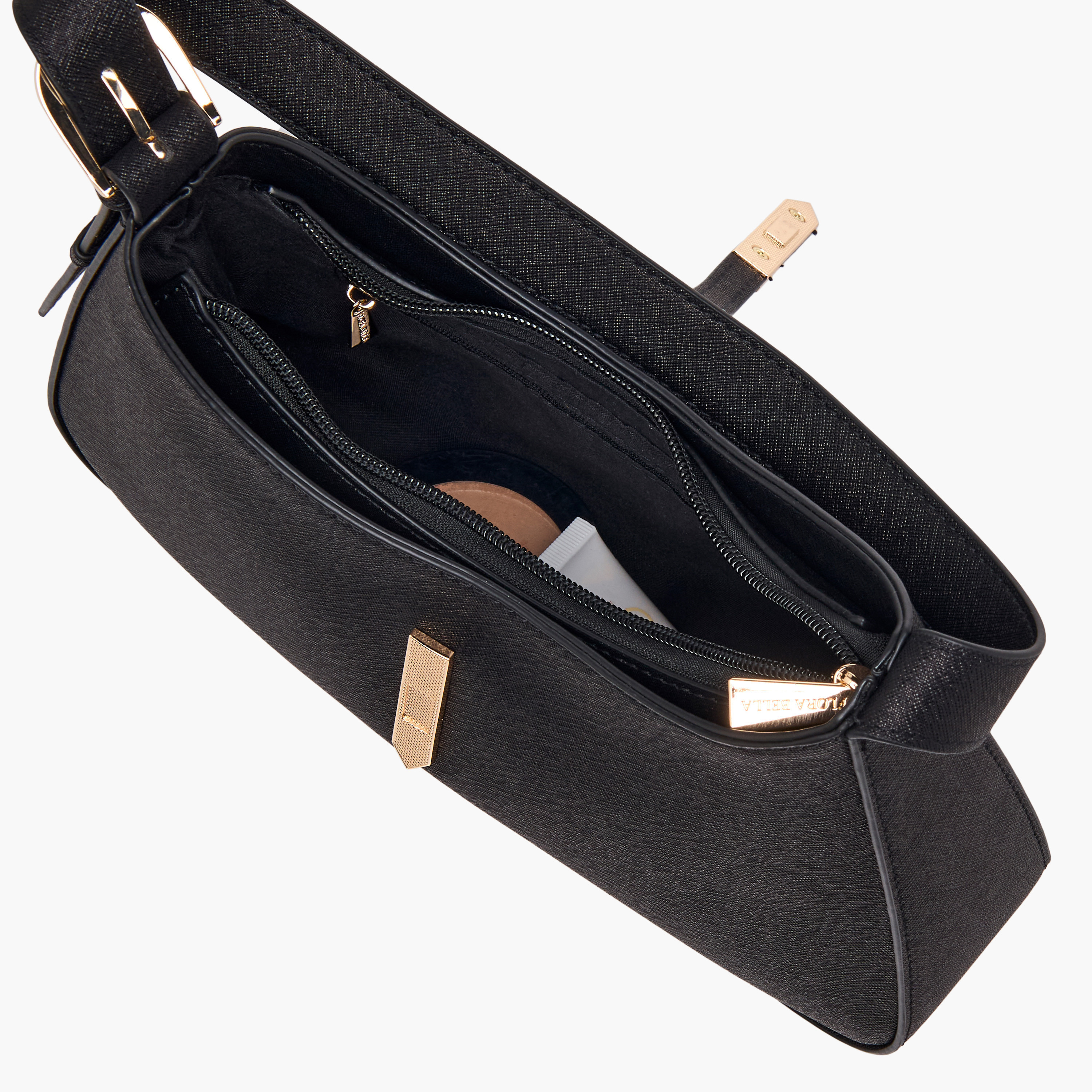 شنطة كتف بقصة ميتاليك وسحاب إغلاق من فلورا بيلا-women-bagsandwallets-handbags-image-8