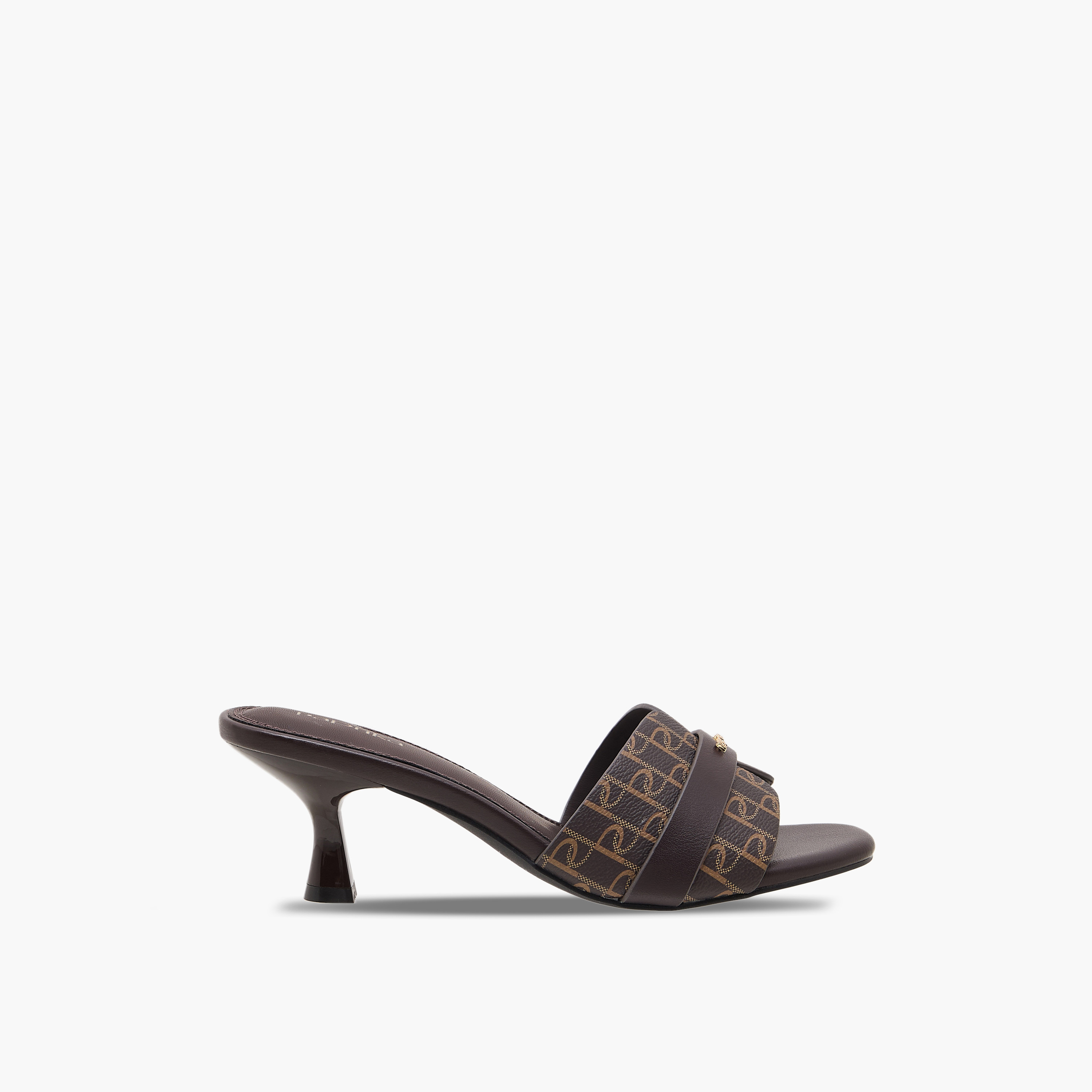 صندل سهل الارتداء بطبعات مونوجرام للنساء من بابريكا-women-shoes-sandals-heeled-image-3