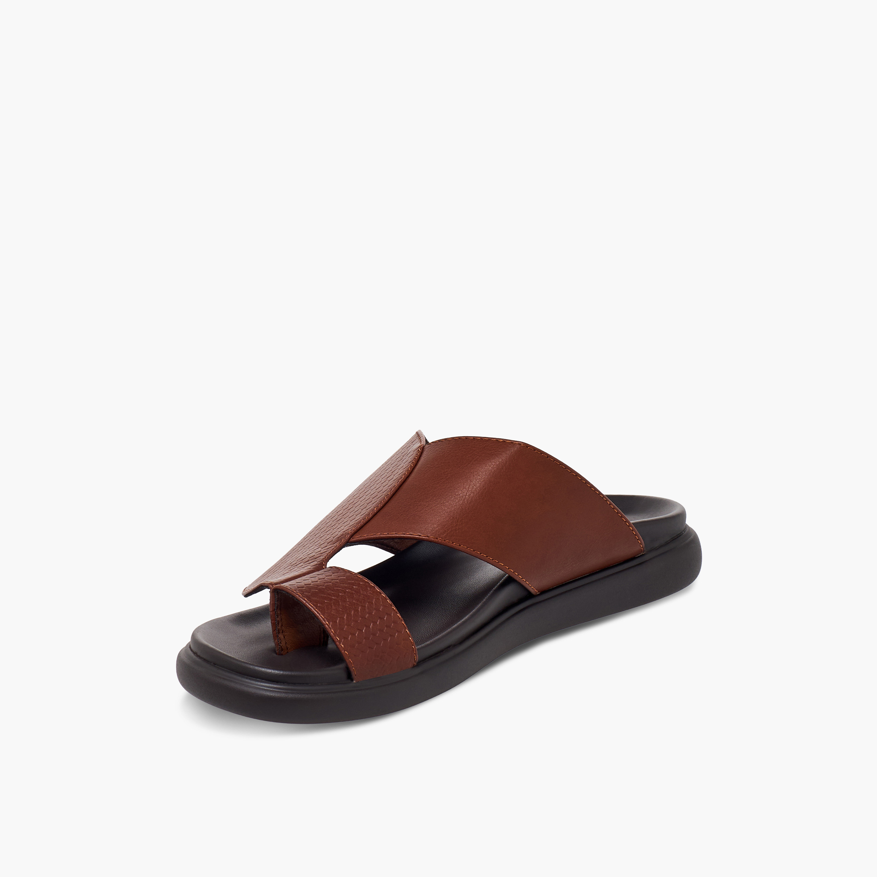 صندل عربي بارز الملمس للرجال من إل بي إل من شو إكسبرس-men-shoes-sandals-image-4