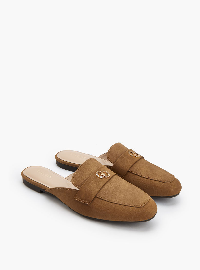 حذاء ميول سهل الارتداء للنساء من سيليست-women-shoes-flats-mules-image-1