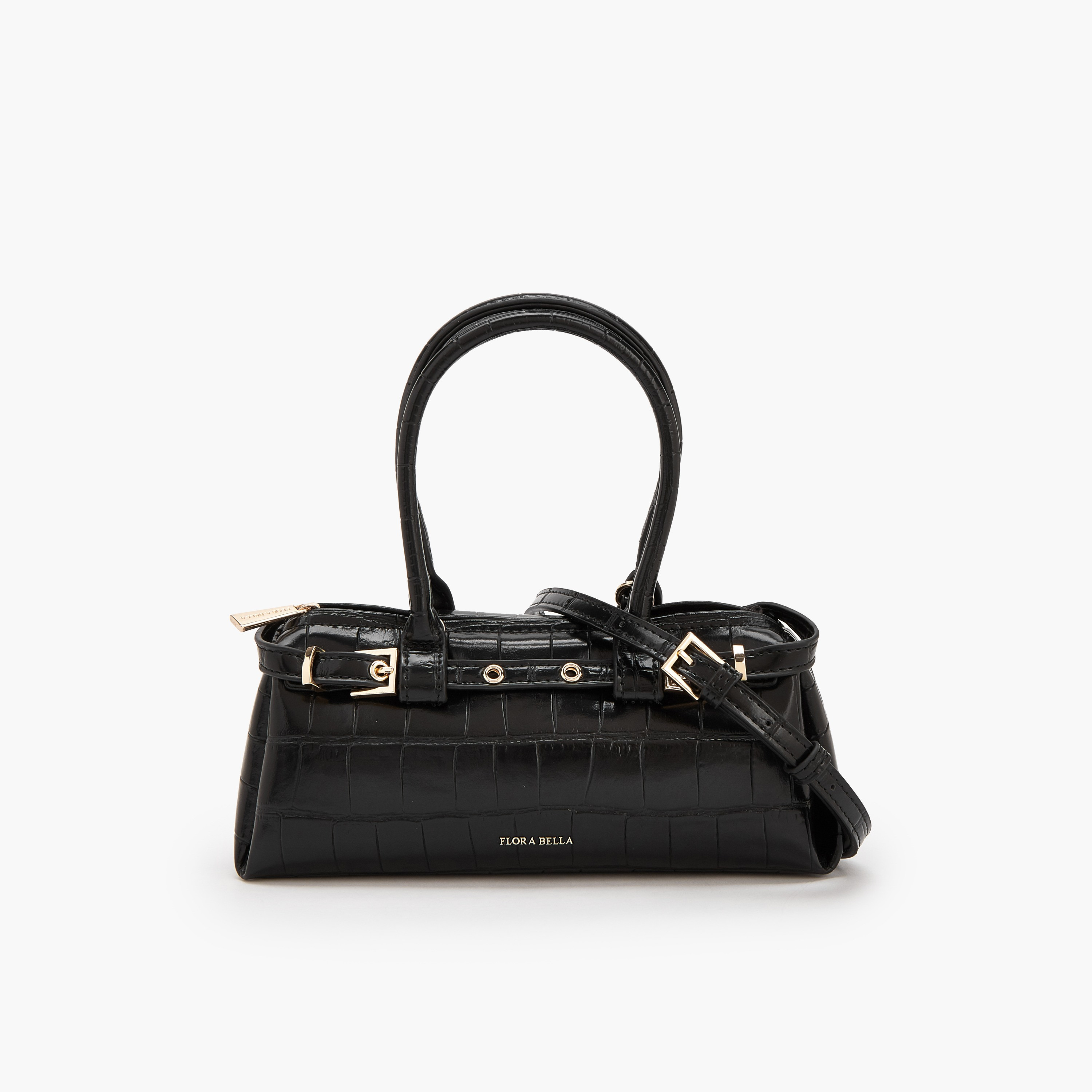 Flora Bella Textured Shoulder Bag with Detachable Strap-women-bagsandwallets-handbags-image-1