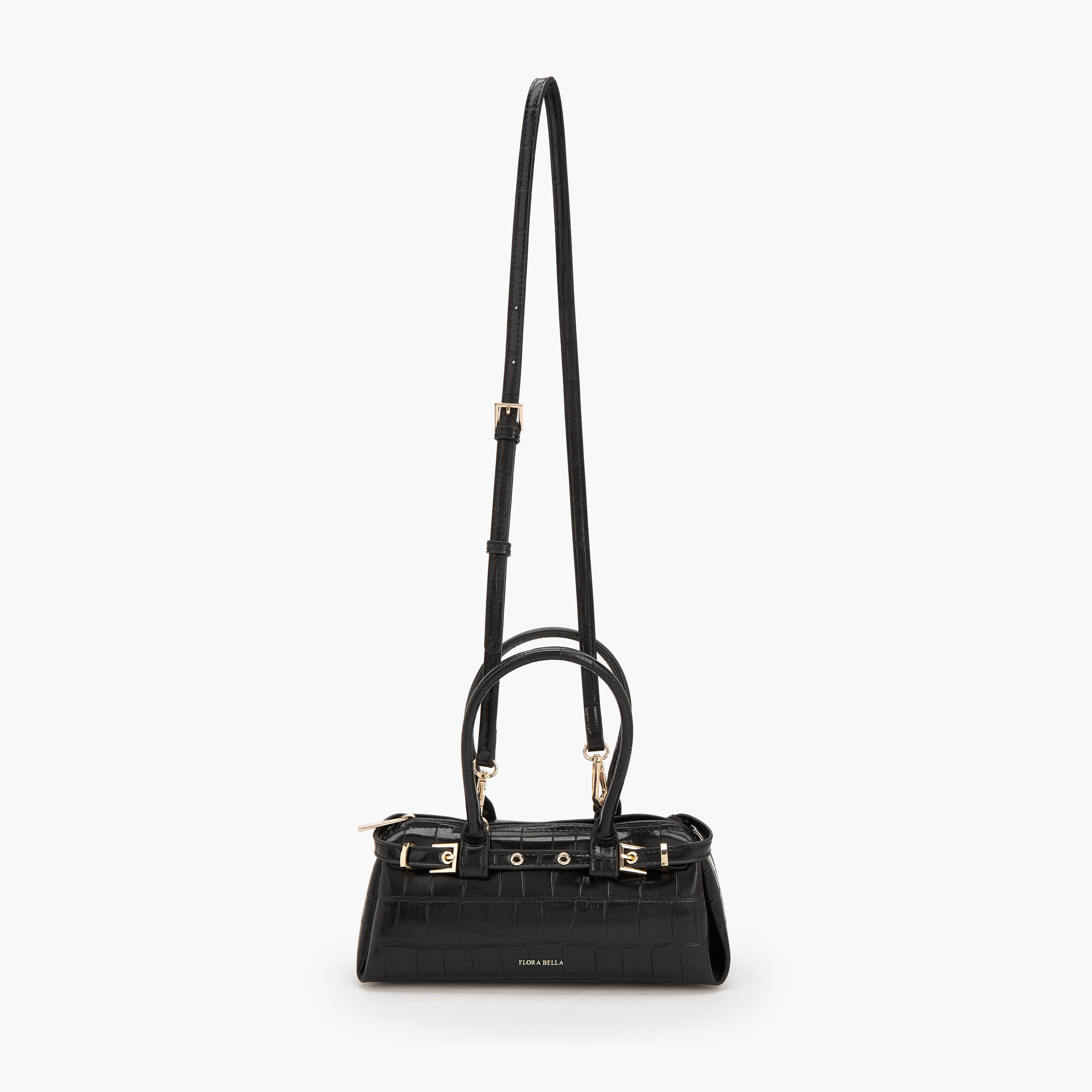Flora Bella Textured Shoulder Bag with Detachable Strap-women-bagsandwallets-handbags-image-2