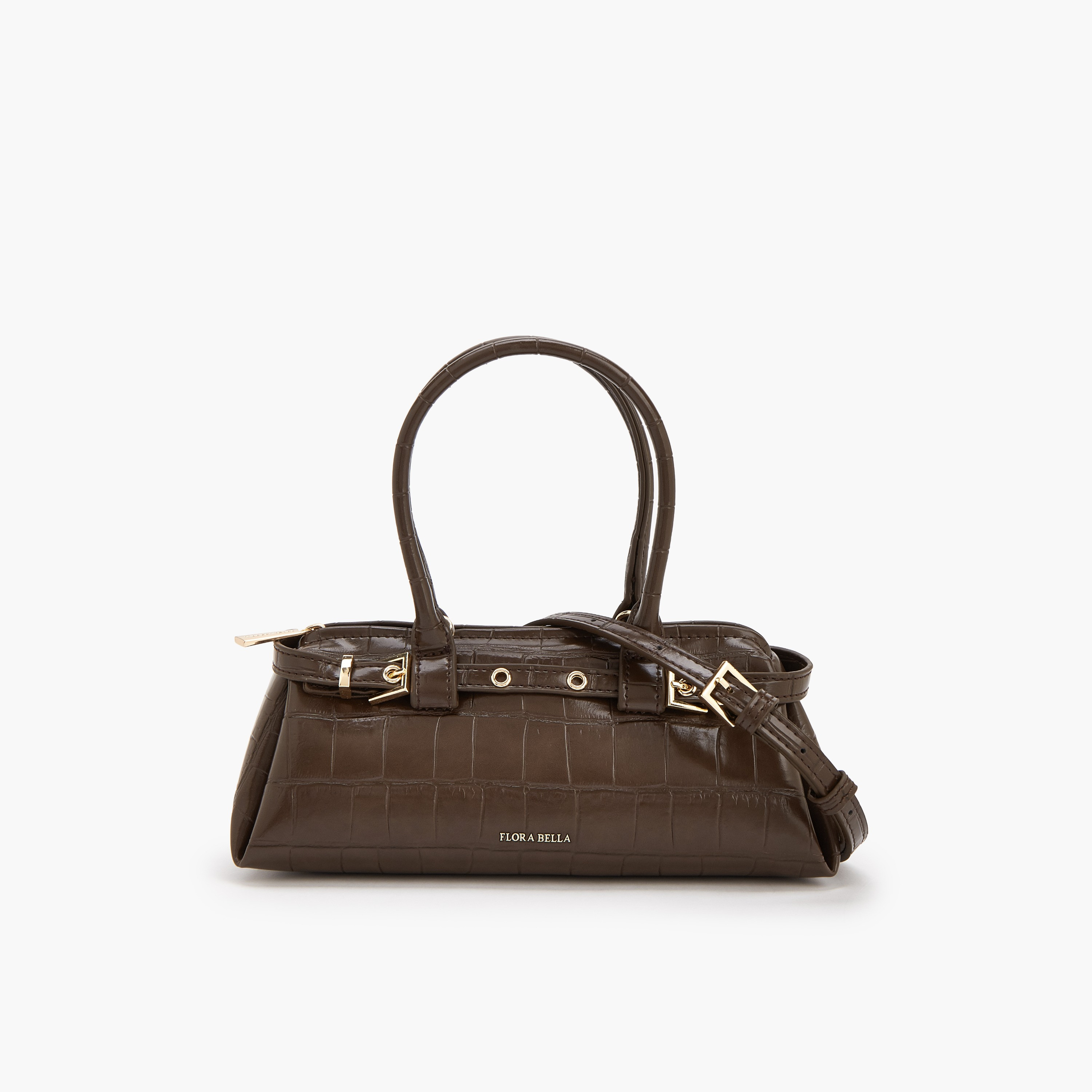 شنطة كتف بارزة الملمس بحزام قابل للفصل من فلورا بيلا-women-bagsandwallets-handbags-image-1