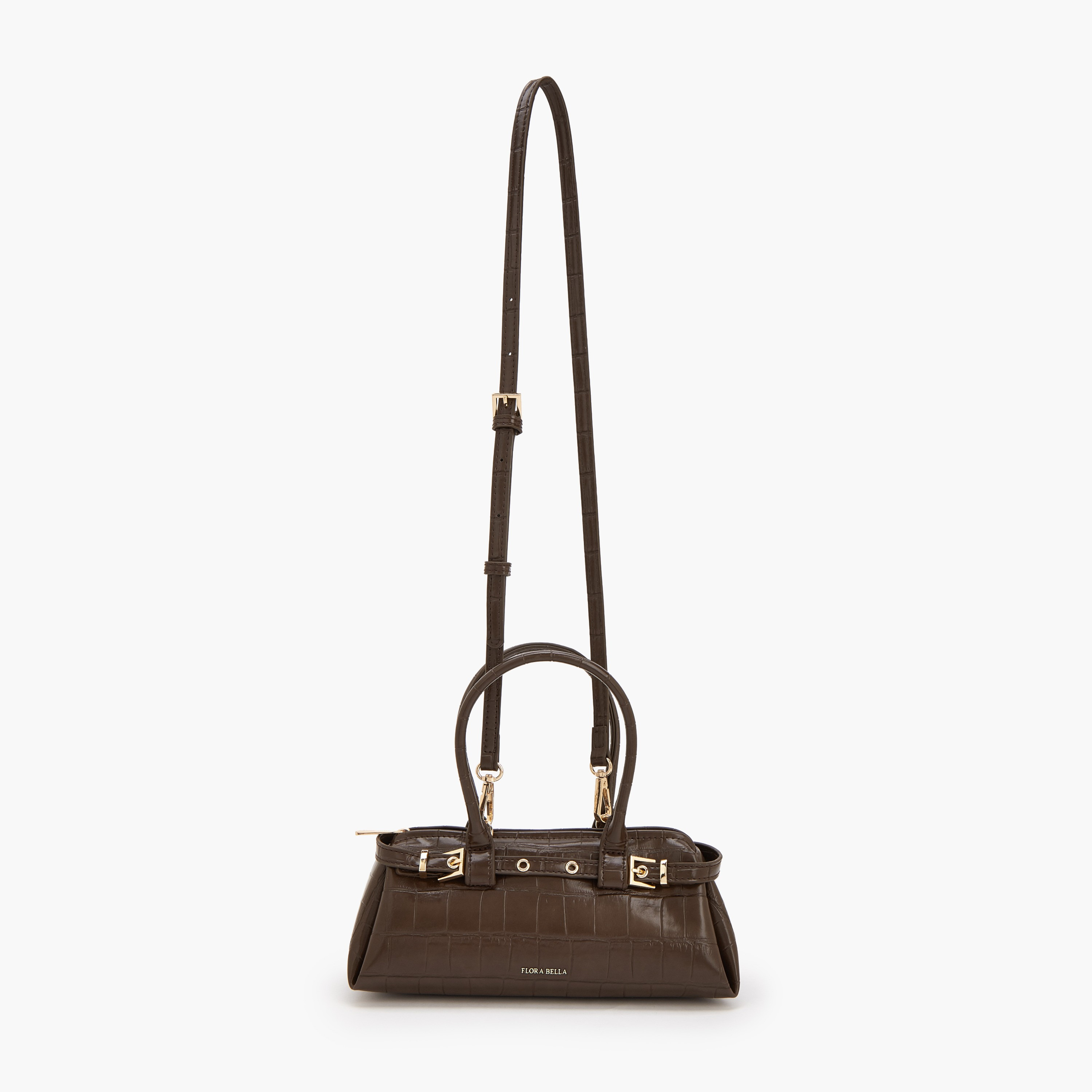 شنطة كتف بارزة الملمس بحزام قابل للفصل من فلورا بيلا-women-bagsandwallets-handbags-image-2
