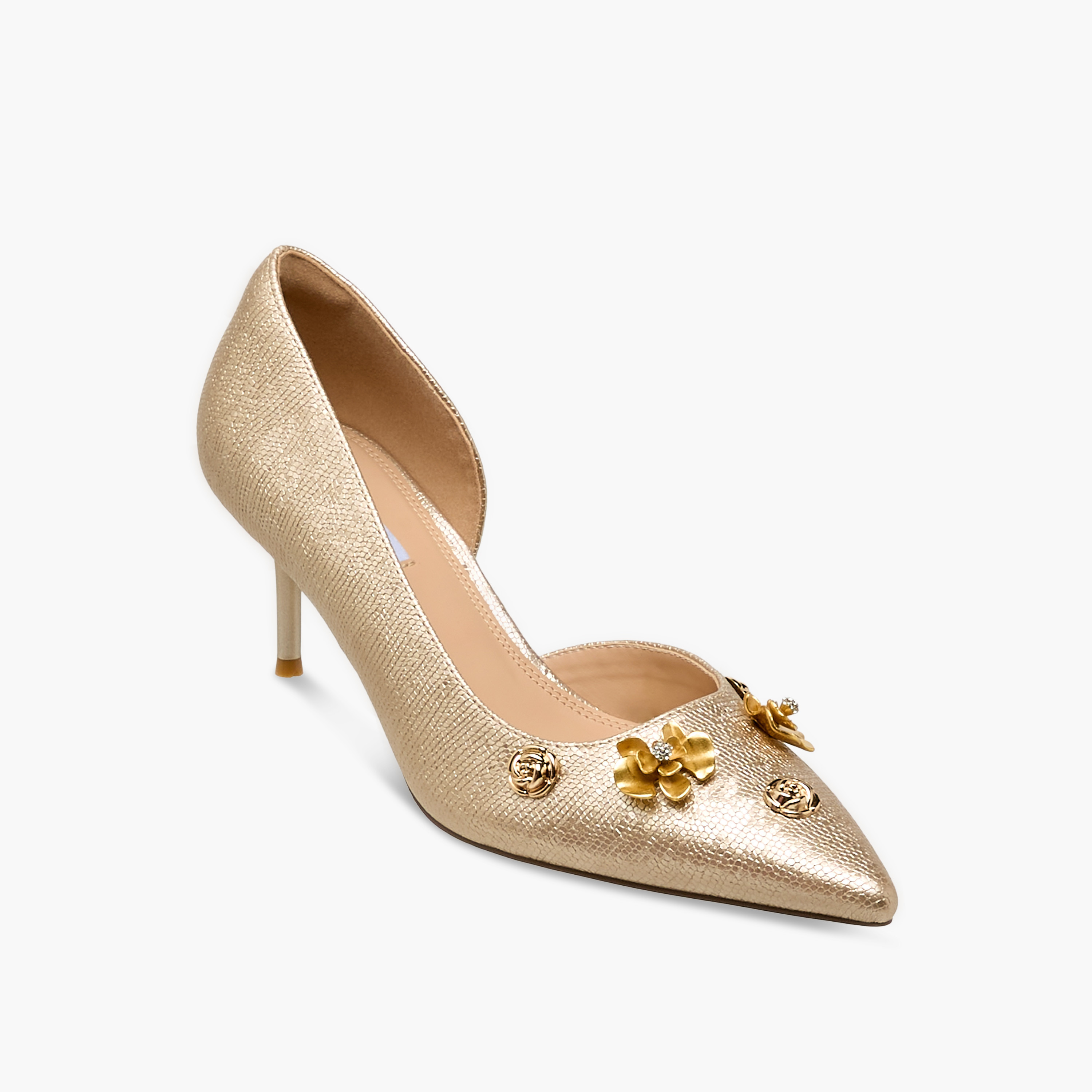حذاء بكعب ستيليتو وتزيينات زهرية للنساء من إيل-women-shoes-heels-image-2