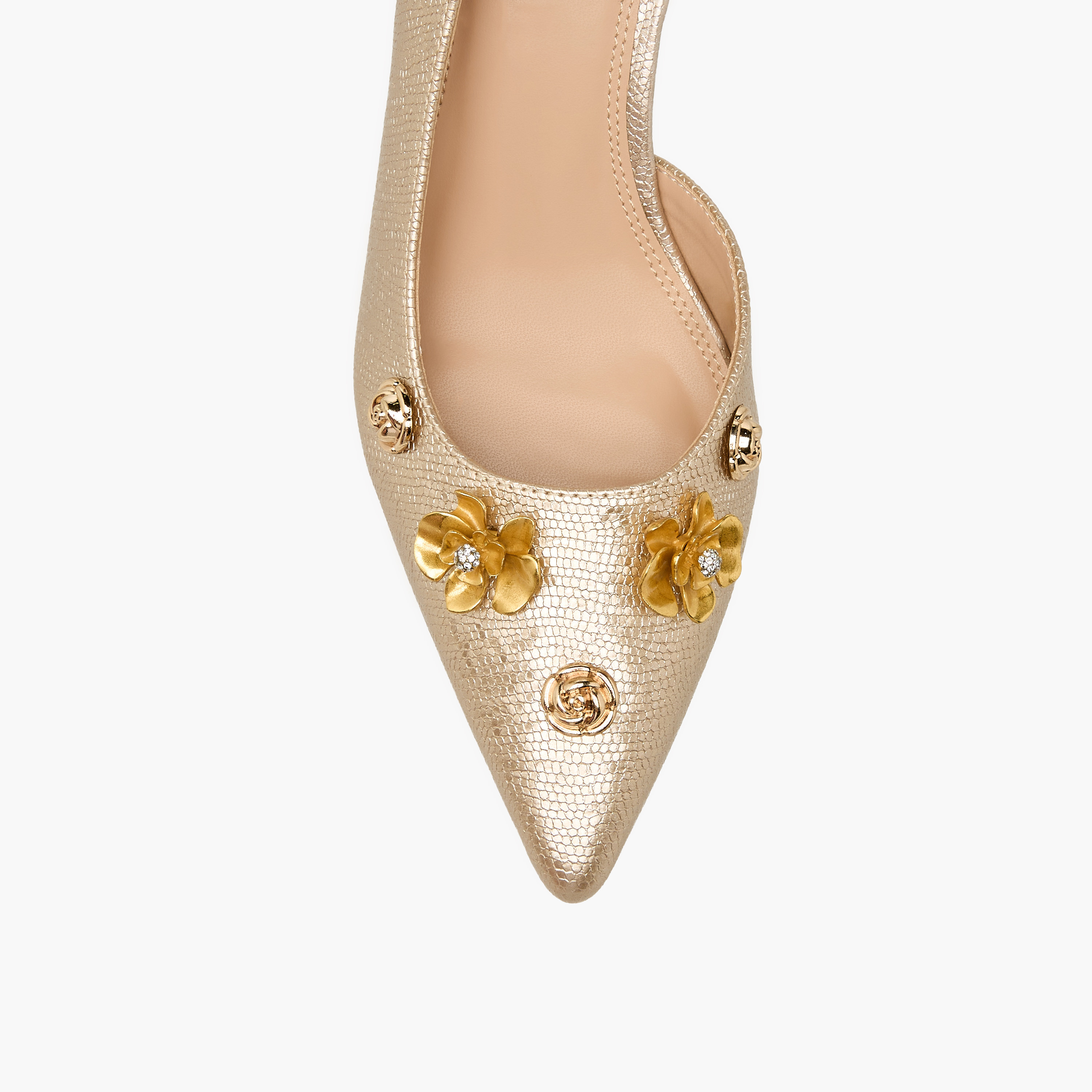 حذاء بكعب ستيليتو وتزيينات زهرية للنساء من إيل-women-shoes-heels-image-4