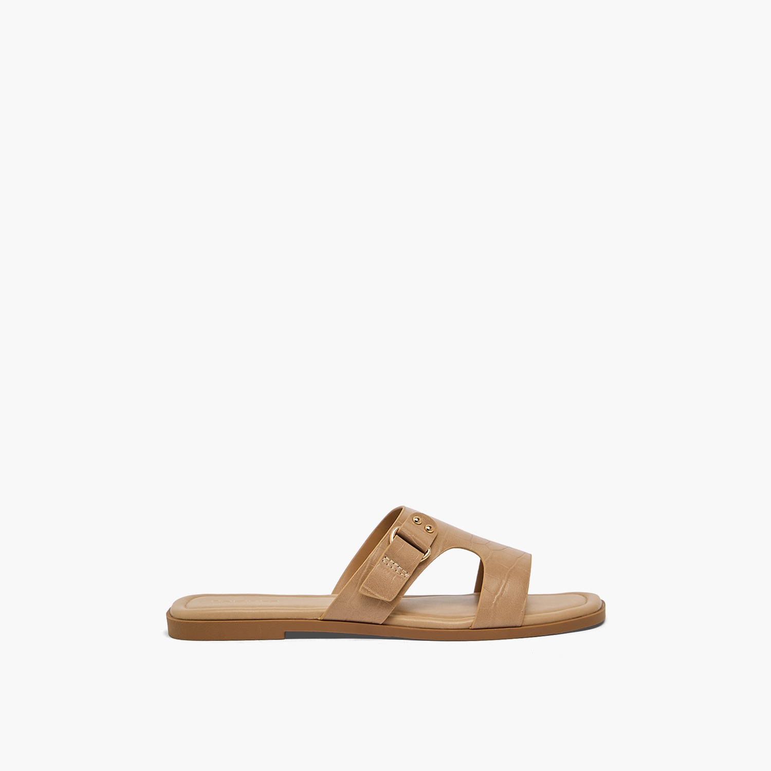 Paprika Women Buckle Accent Flat Sandals-women-shoes-sandals-flats-image-3