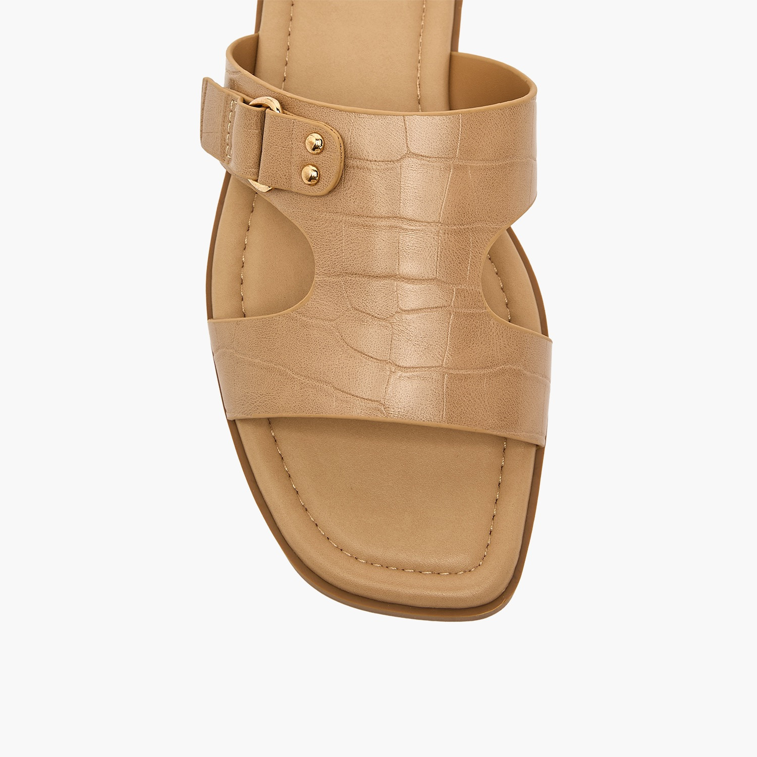 Paprika Women Buckle Accent Flat Sandals-women-shoes-sandals-flats-image-7