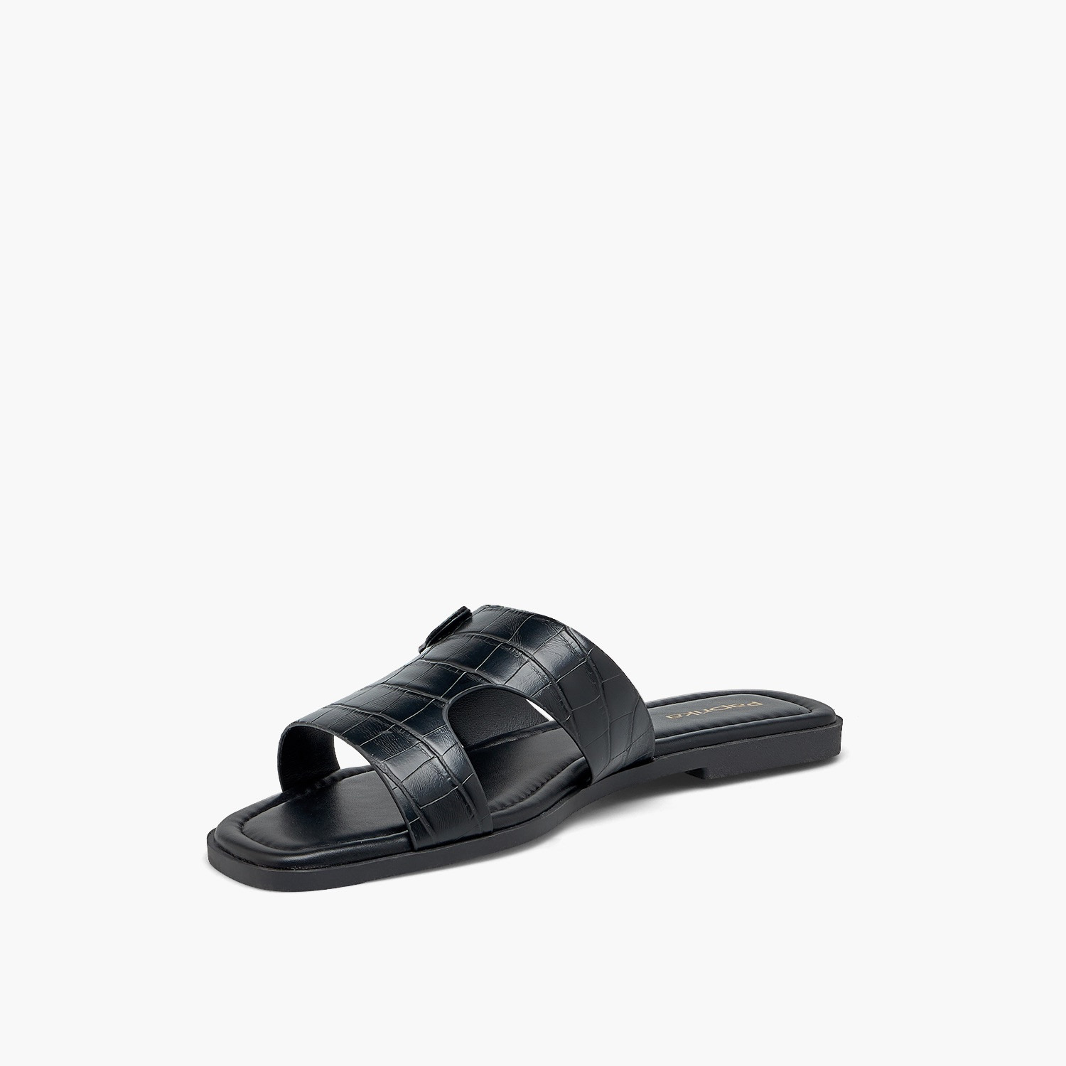 Paprika Women Buckle Accent Flat Sandals-women-shoes-sandals-flats-image-4