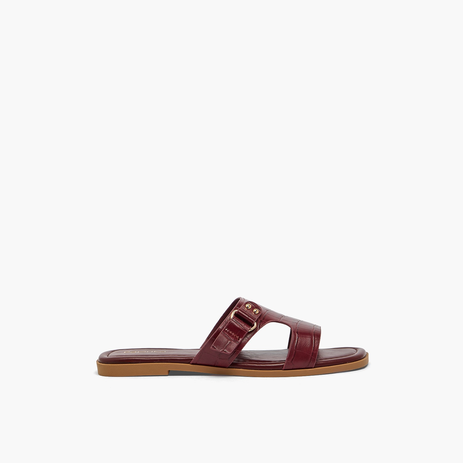 Paprika Women Buckle Accent Flat Sandals-women-shoes-sandals-flats-image-3