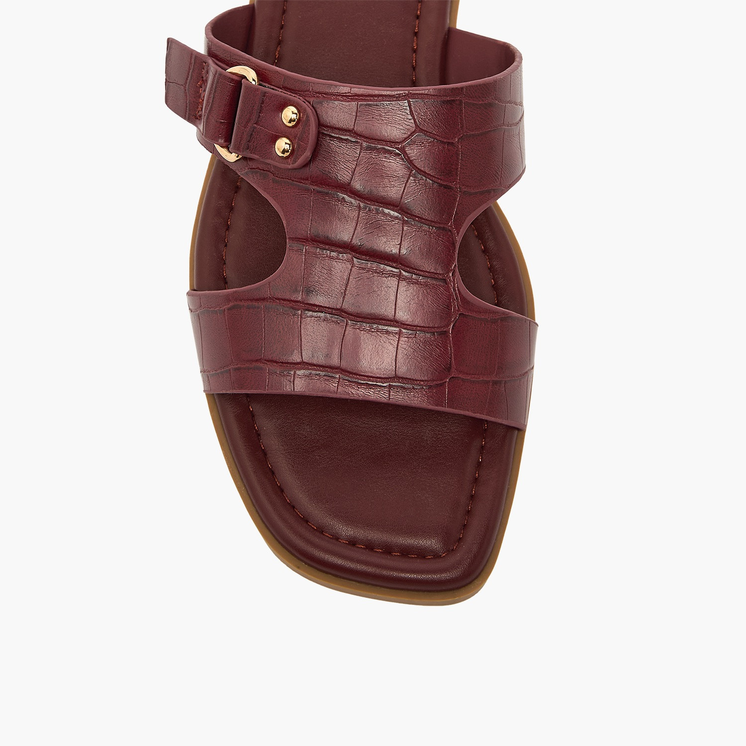 Paprika Women Buckle Accent Flat Sandals-women-shoes-sandals-flats-image-7