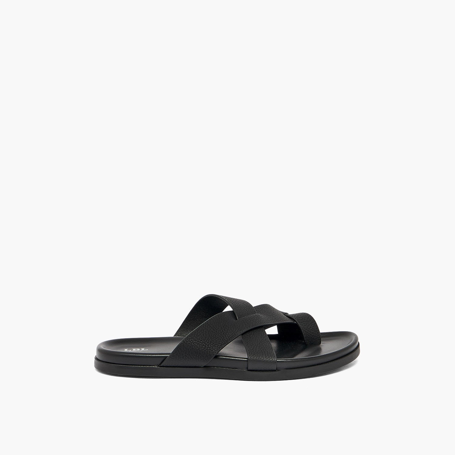 صندل بارز الملمس بأحزمة متقاطعة للرجال من أل بي أل من شو إكسبريس-men-shoes-sandals-image-2