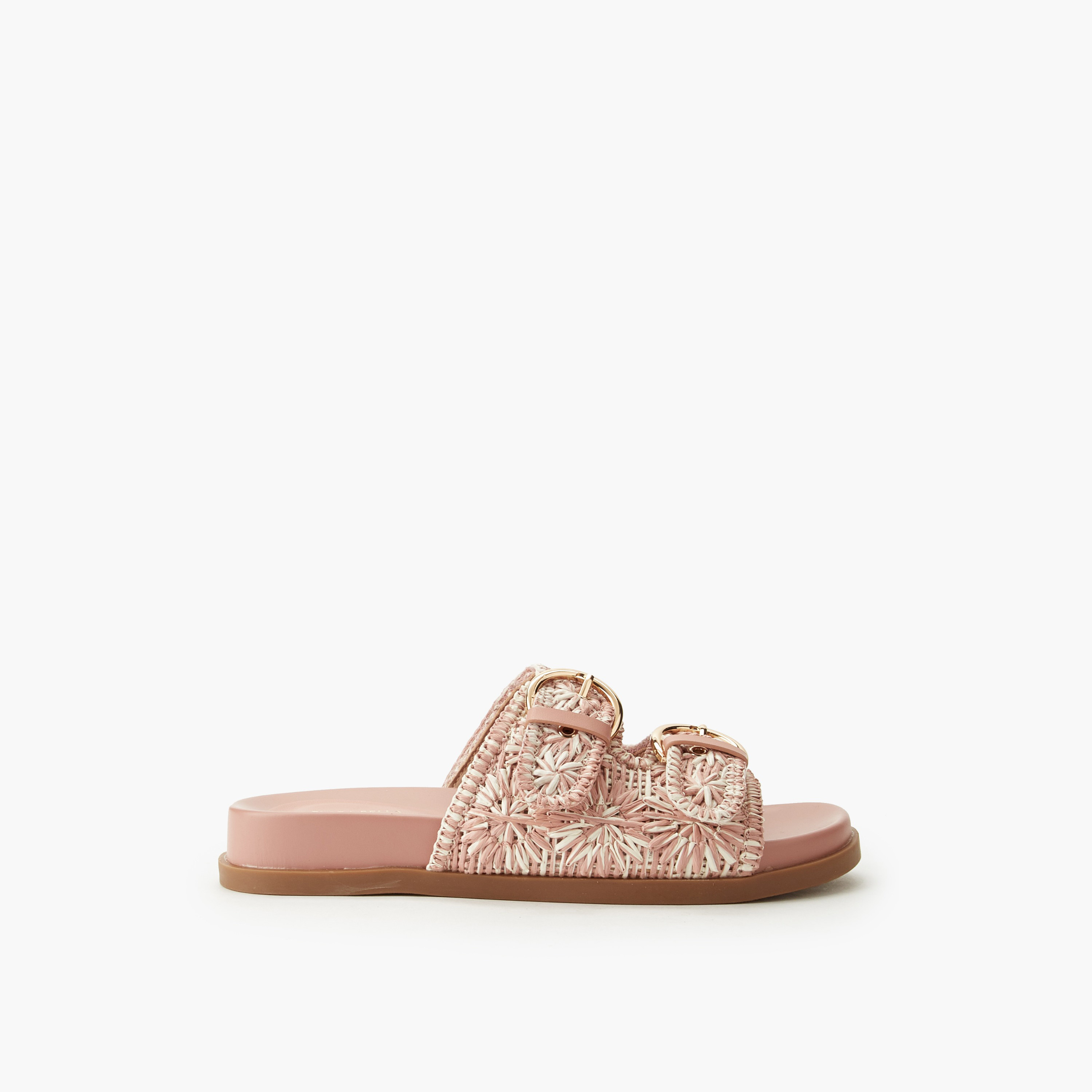 Flora Bella Women Textured Slip-On Sandals-women-shoes-flats-sandals-image-3