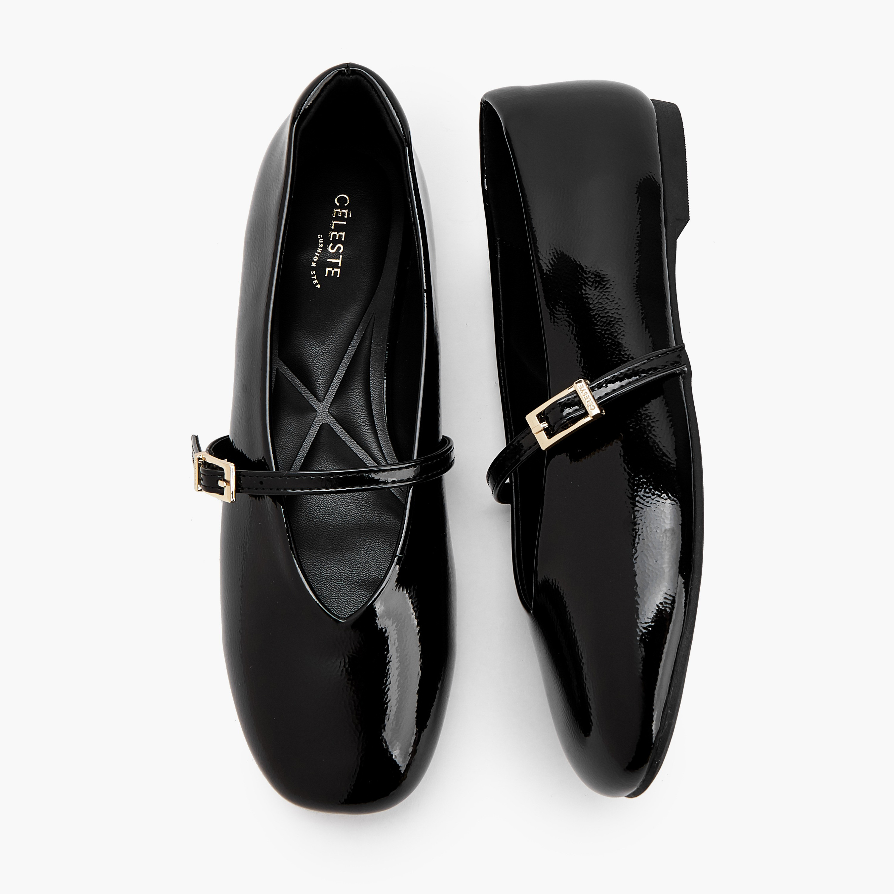 حذاء ماري جين بإبزيم إغلاق للنساء من سيليست-women-shoes-ballerinas-image-1