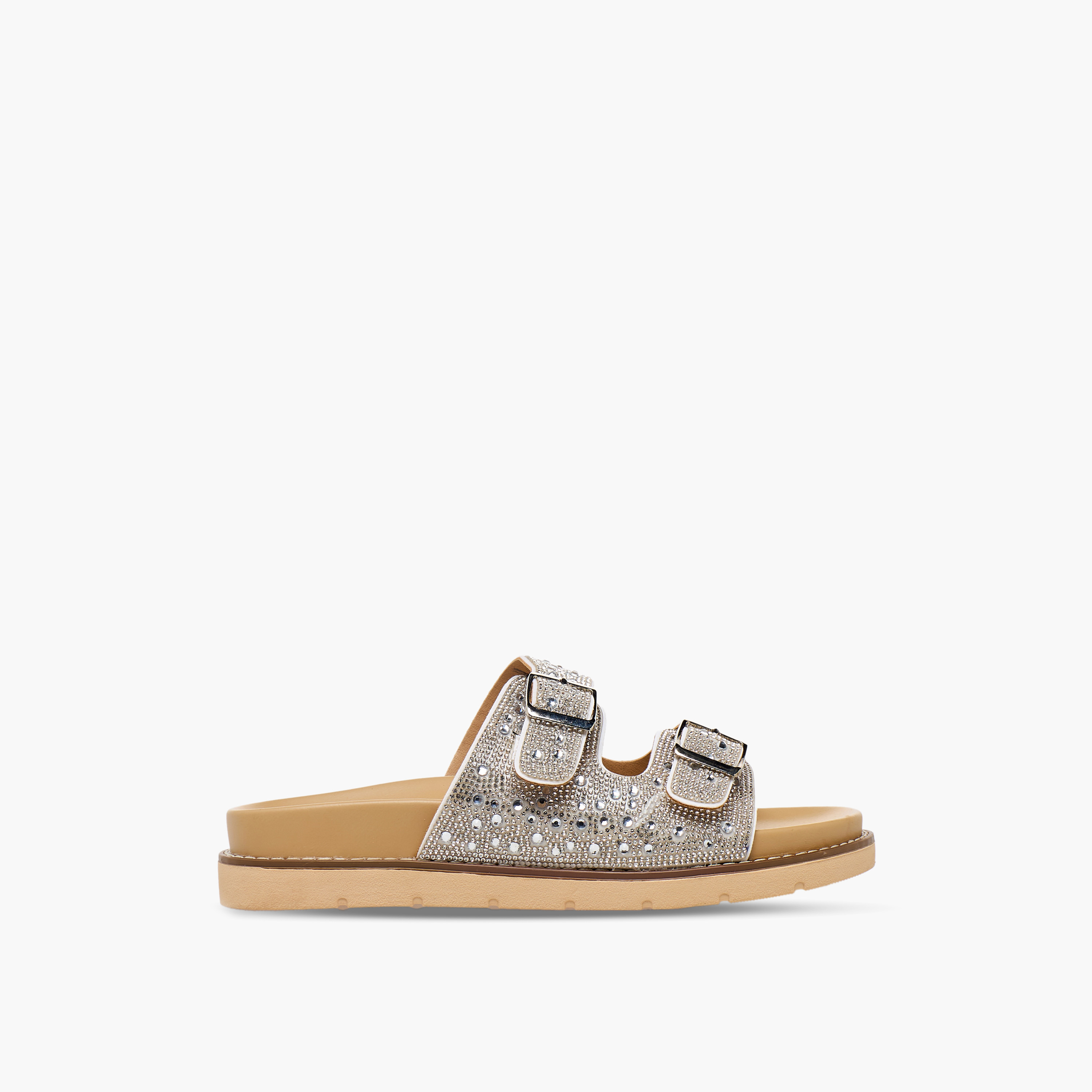 صندل مزين بحزام بإبزيم للنساء من لو كونفورت-women-shoes-sandals-flats-image-2