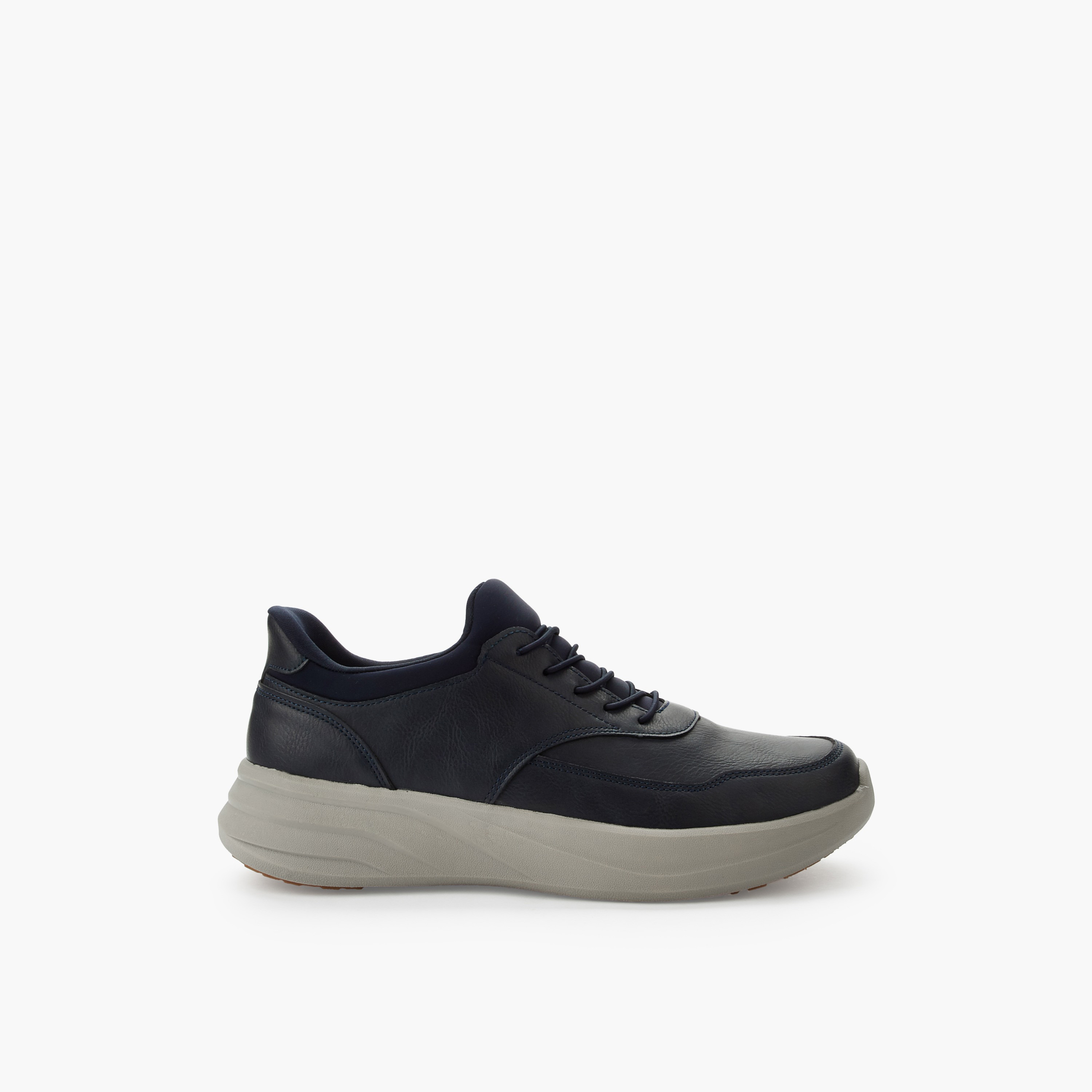 Le Confort Men Lace-Up Ankle Sneakers-men-shoes-sneakers-image-3