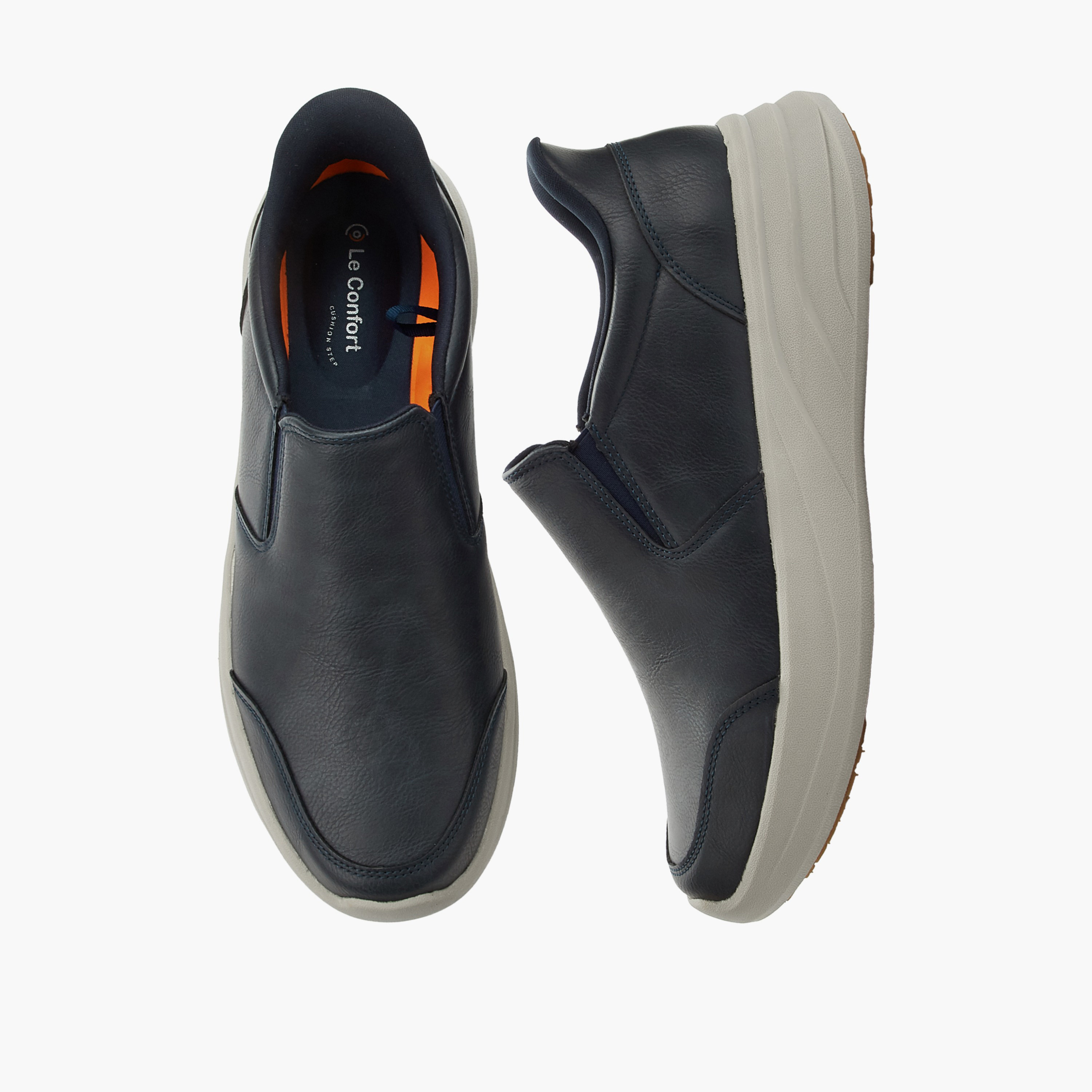 Le Confort Men Panelled Loafers-men-shoes-loafersandmoccasins-image-1