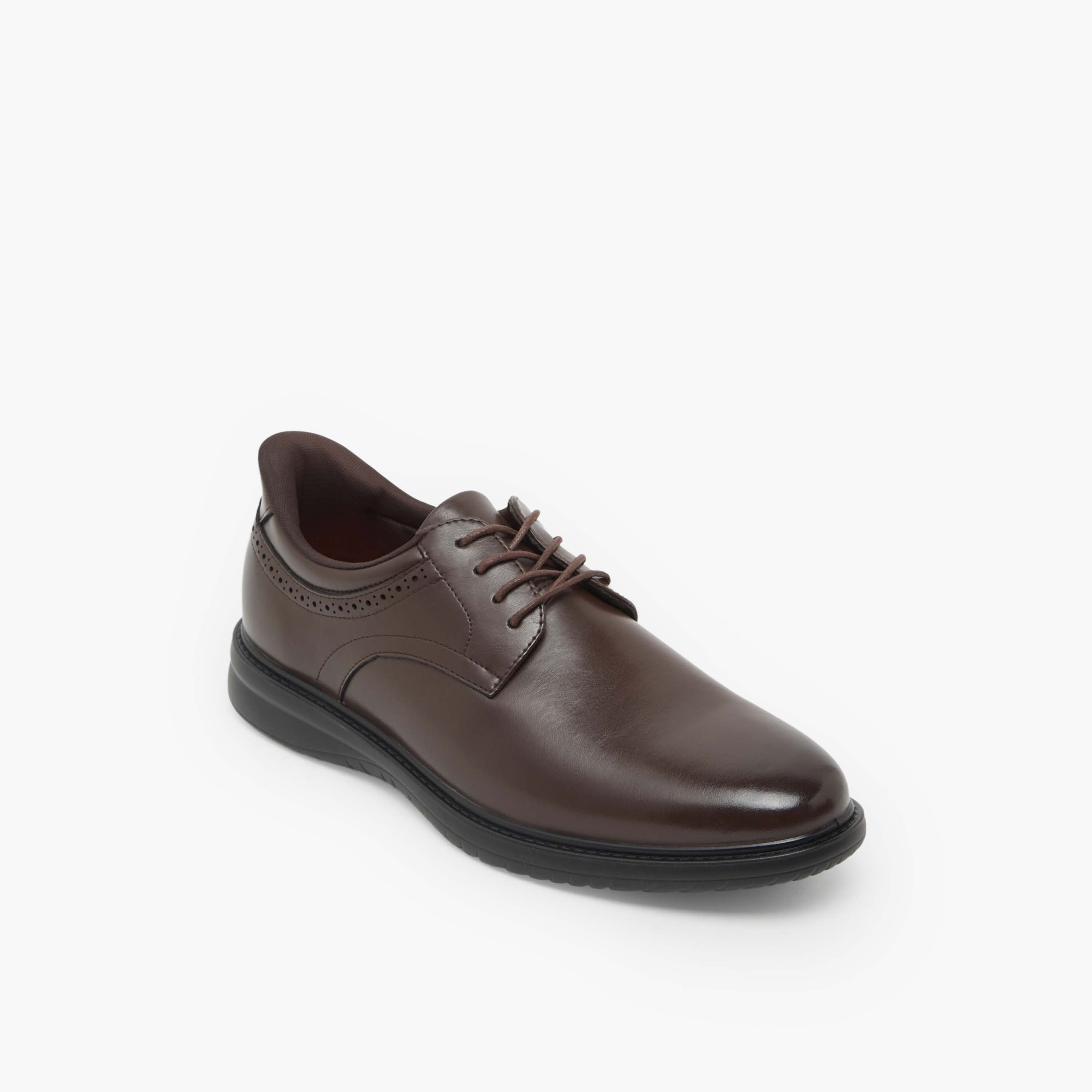 حذاء ديربي جلد برباط للرجال من لو كونفورت-men-shoes-formalshoes-image-2