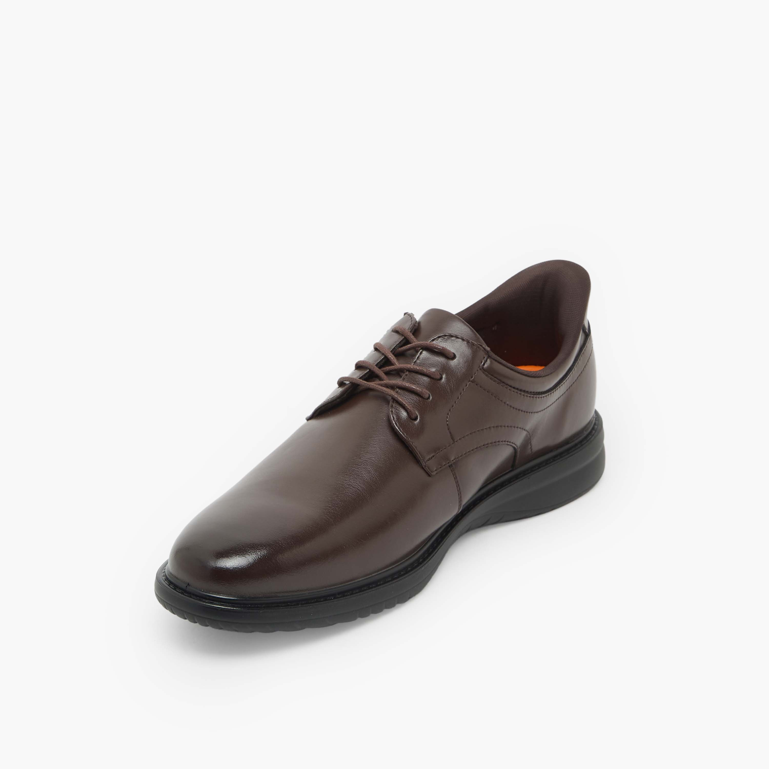 حذاء ديربي جلد برباط للرجال من لو كونفورت-men-shoes-formalshoes-image-4