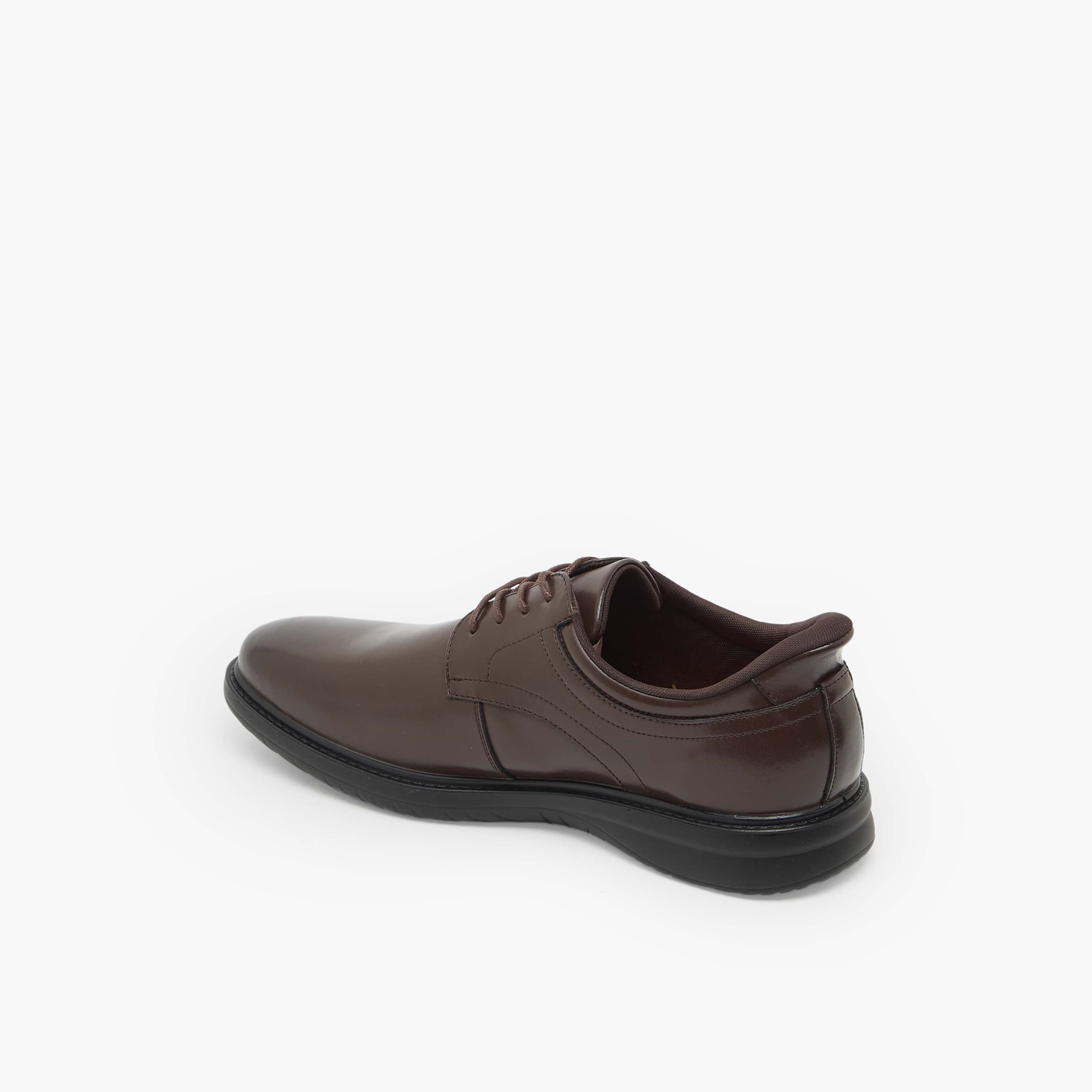 حذاء ديربي جلد برباط للرجال من لو كونفورت-men-shoes-formalshoes-image-5
