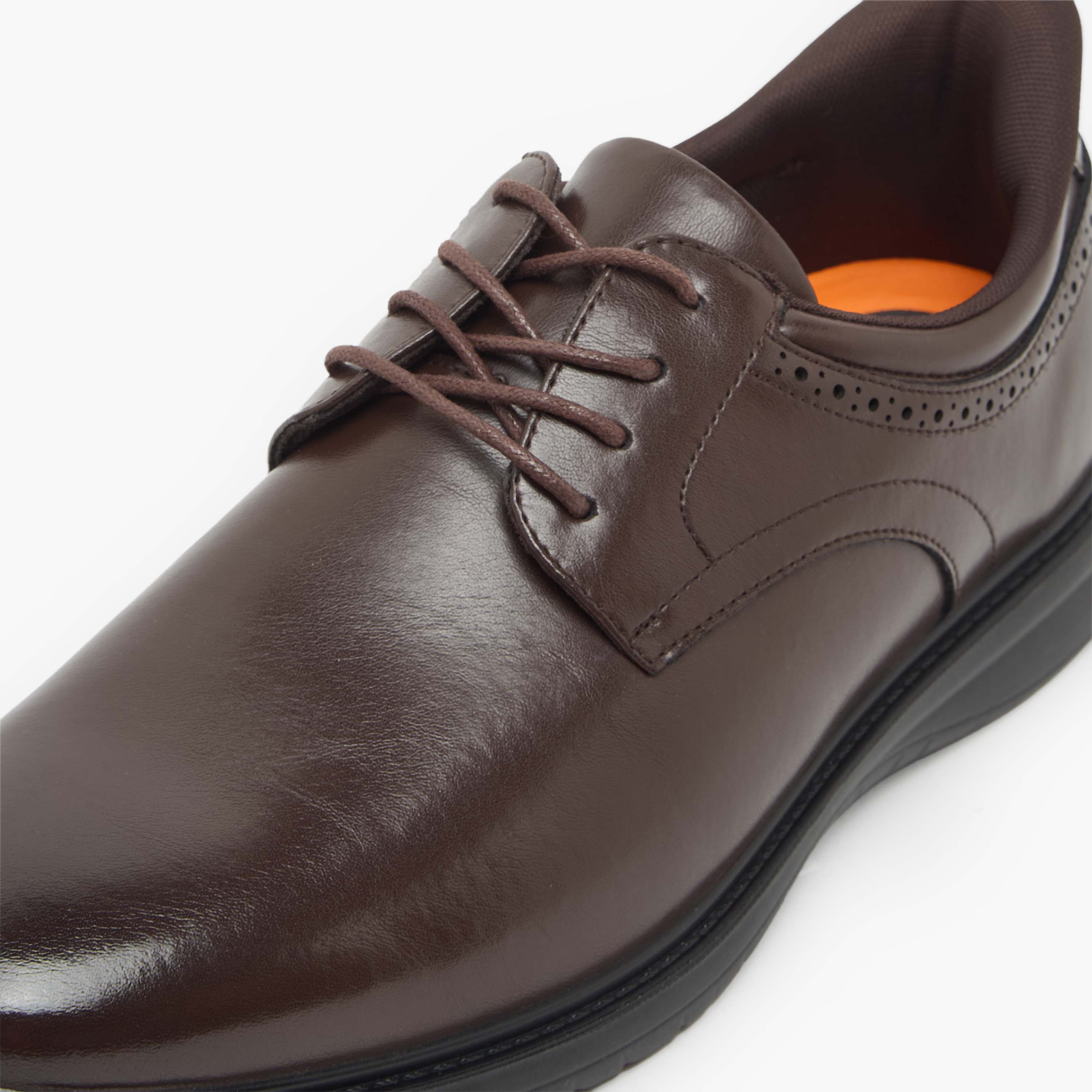 حذاء ديربي جلد برباط للرجال من لو كونفورت-men-shoes-formalshoes-image-7