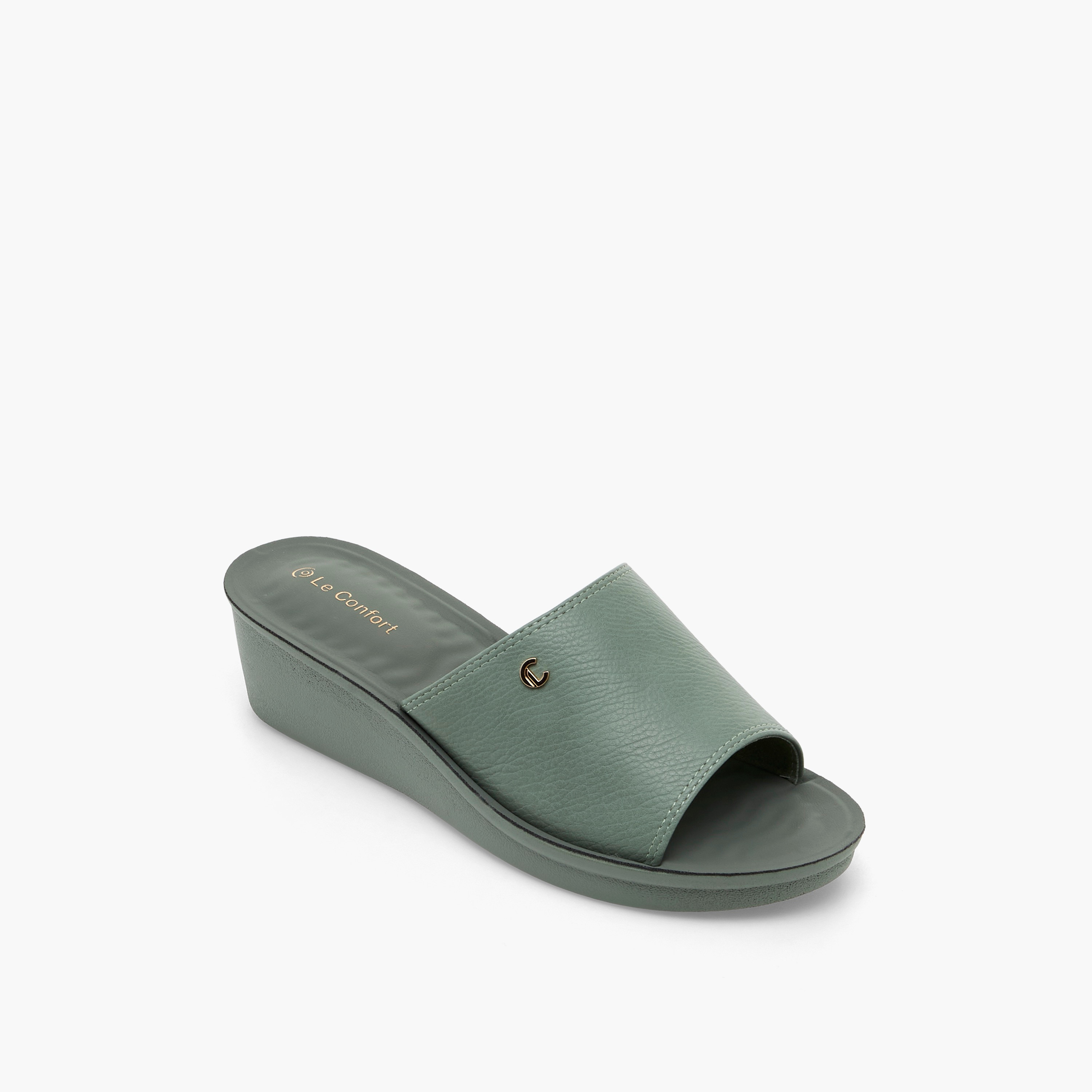 Le Confort Women Wedge Heel Comfort Sandals-women-shoes-sandals-heeled-image-2