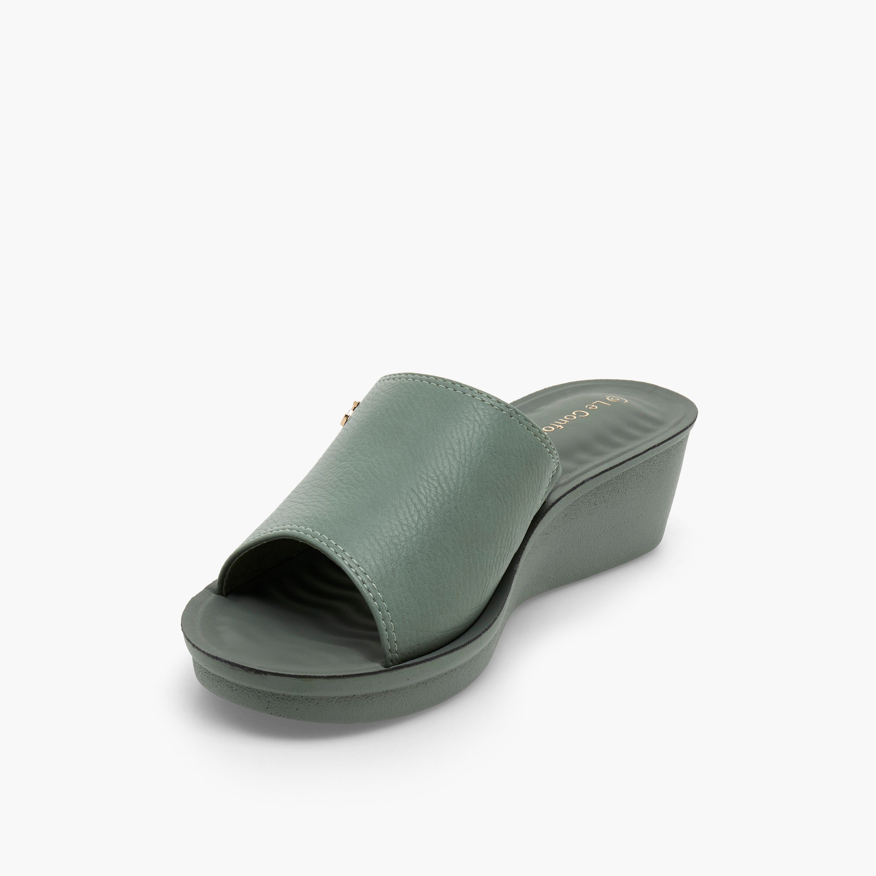 Le Confort Women Wedge Heel Comfort Sandals-women-shoes-sandals-heeled-image-4