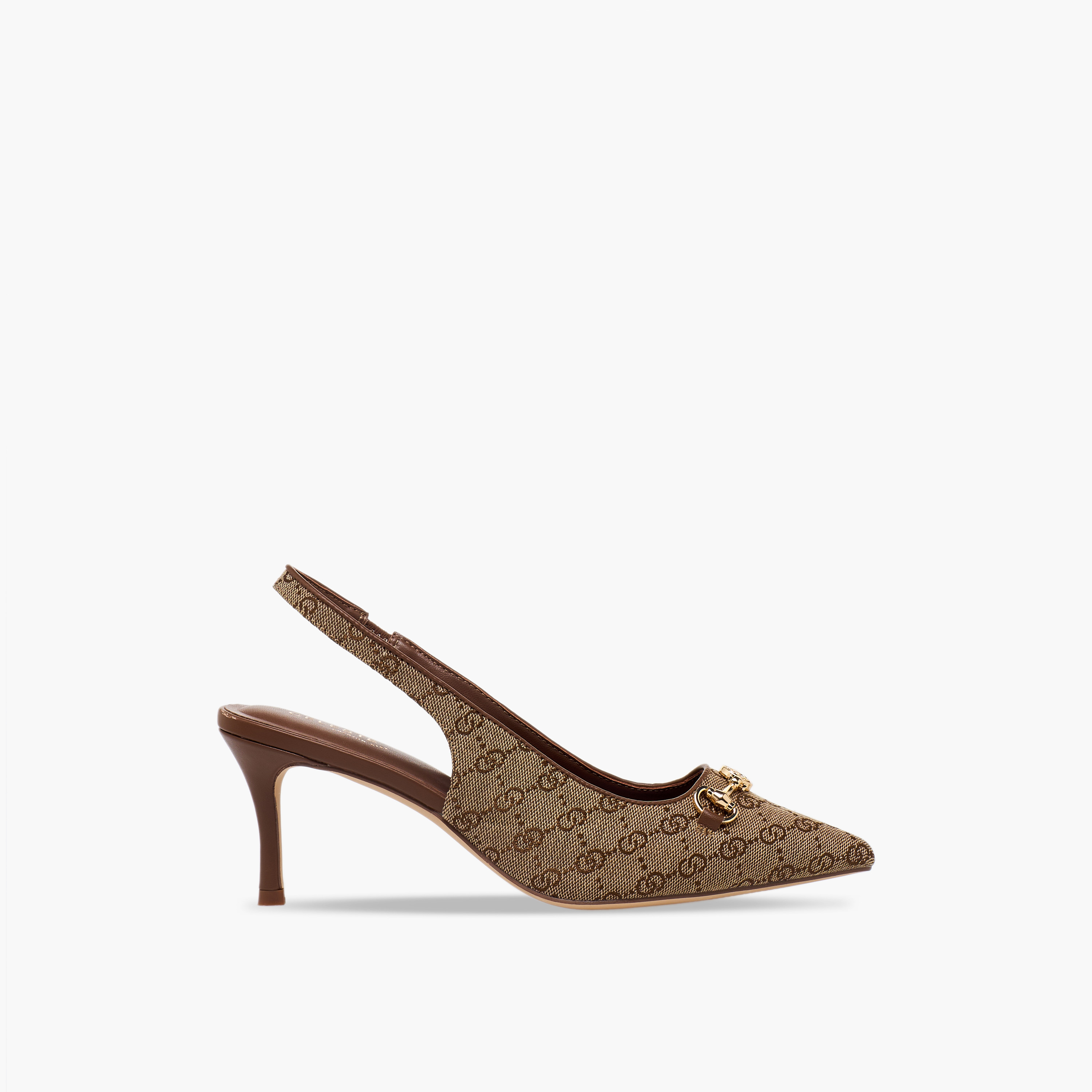Celeste Women Monogram Print Slingback Shoes-women-shoes-heels-image-3
