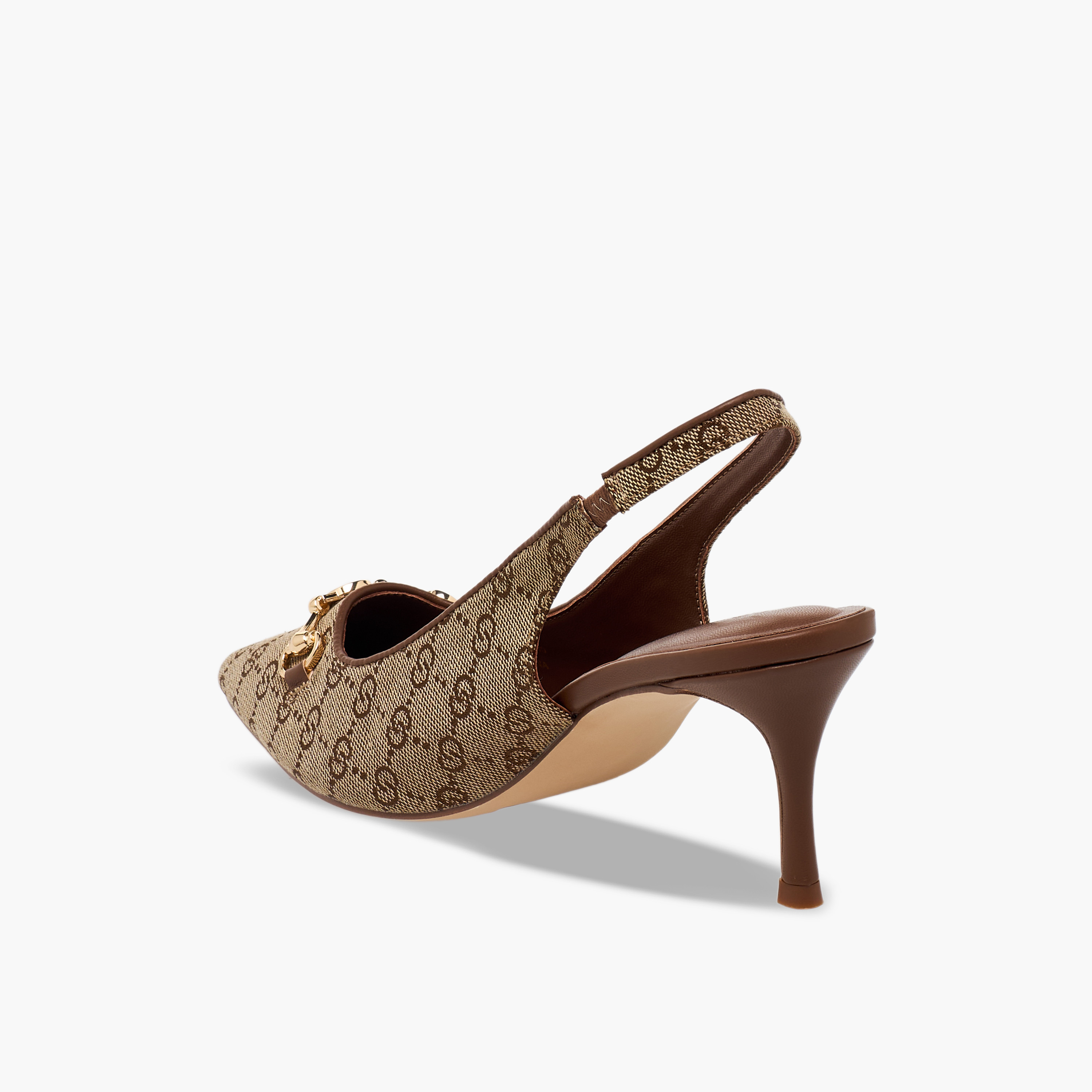 Celeste Women Monogram Print Slingback Shoes-women-shoes-heels-image-5