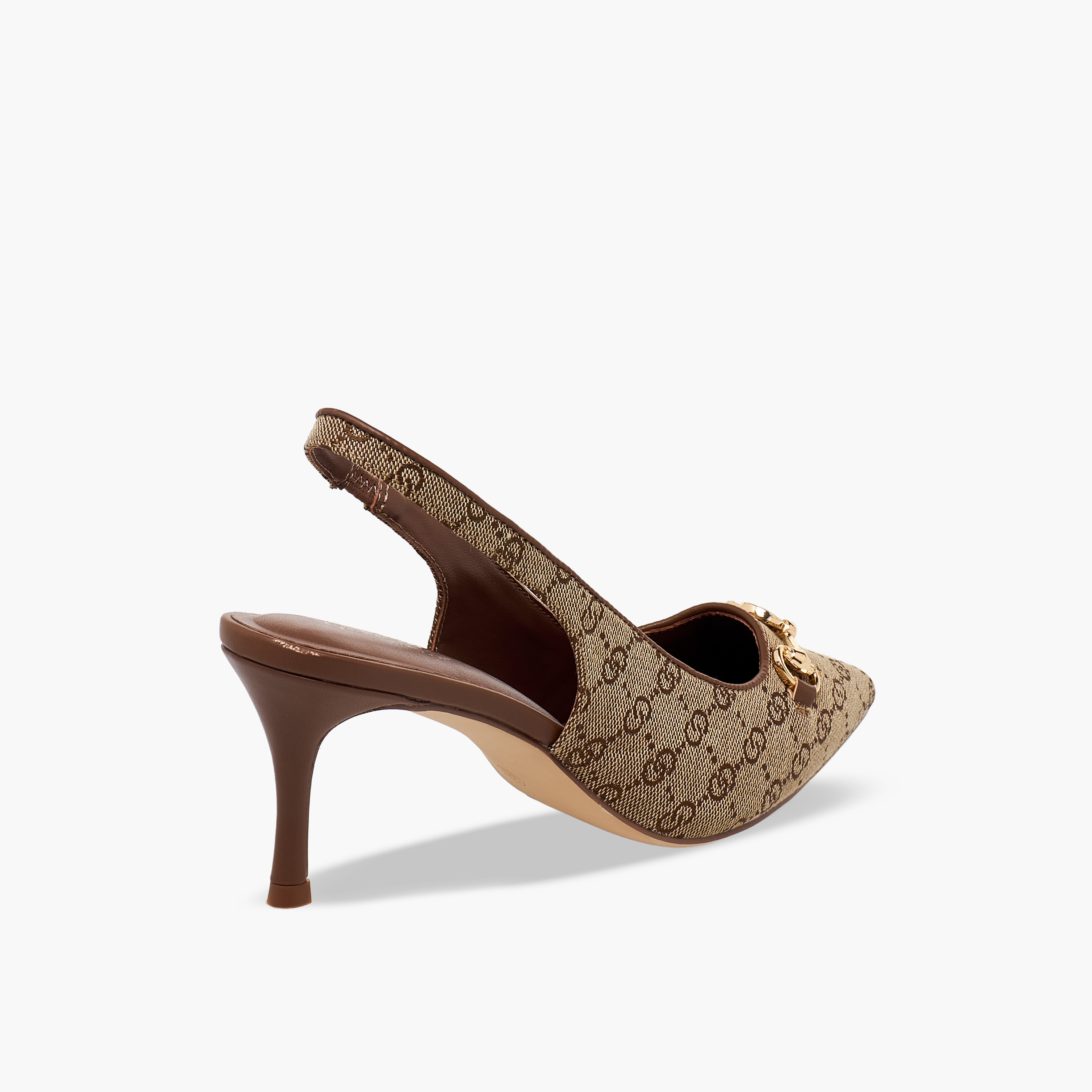 Celeste Women Monogram Print Slingback Shoes-women-shoes-heels-image-6