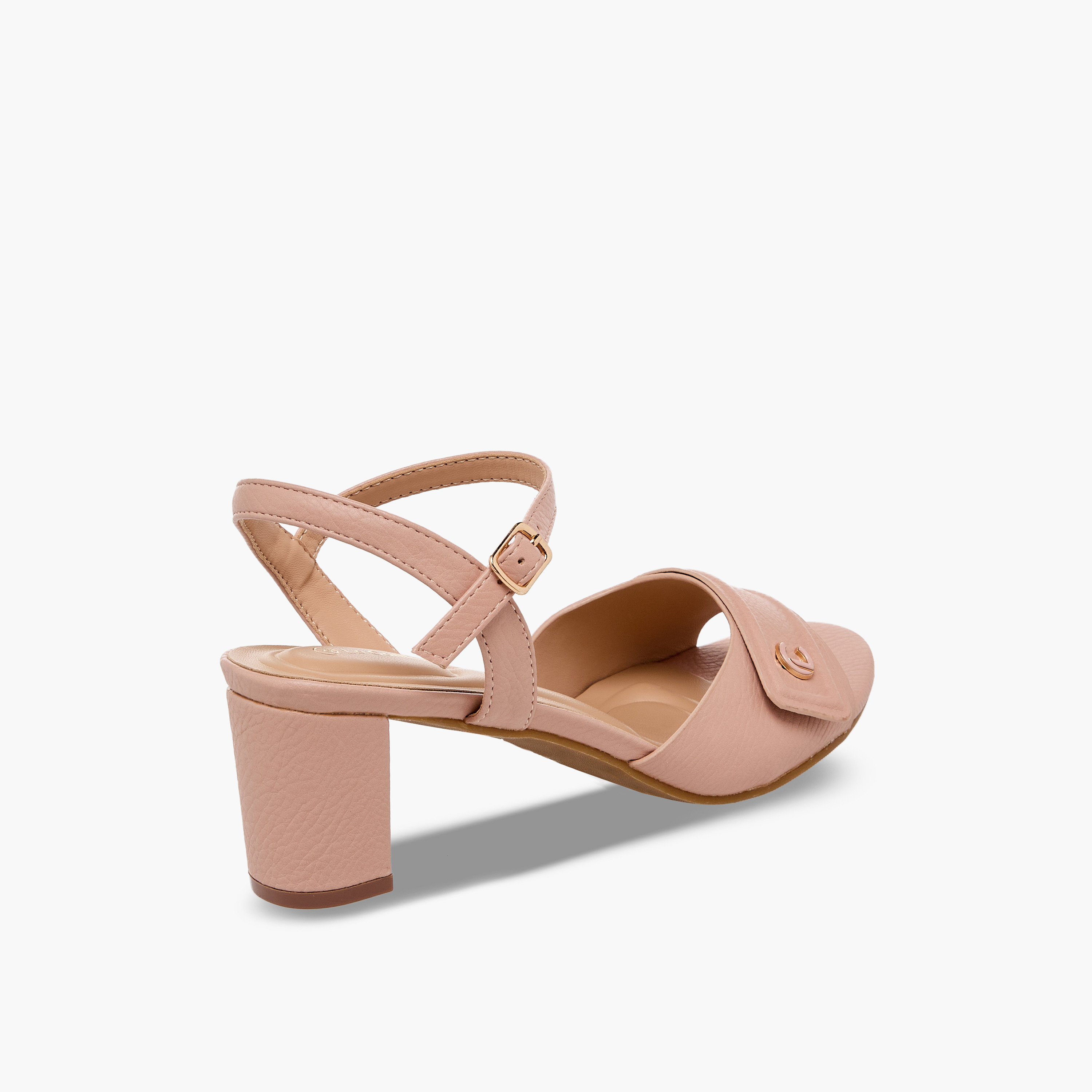 صندل بارز الملمس بكعب عريض من لو كونفورت-women-shoes-sandals-heeled-image-6