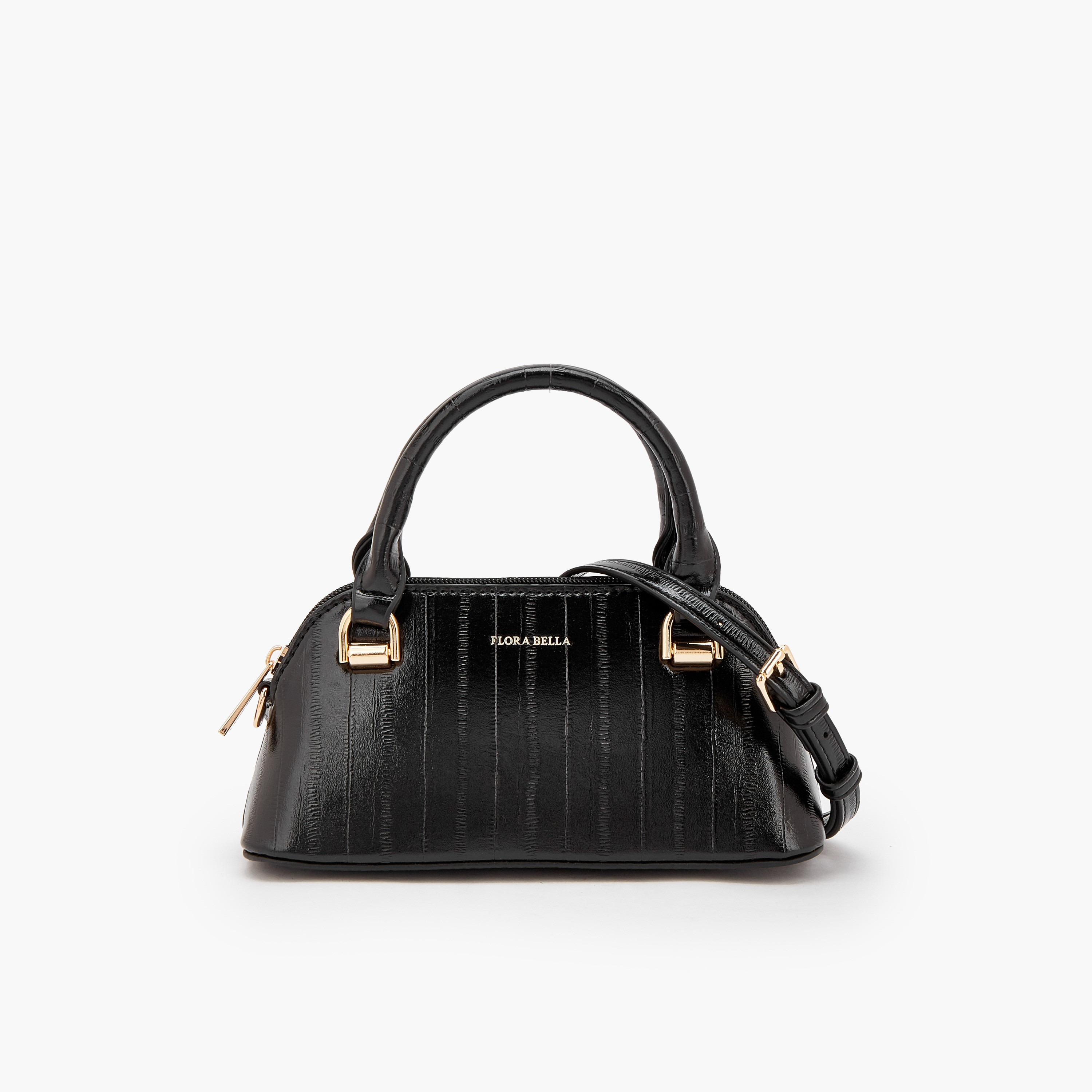 شنطة كروس بودي بارزة الملمس بحزام قابل للفصل من فلورا بيلا-women-bagsandwallets-handbags-image-1