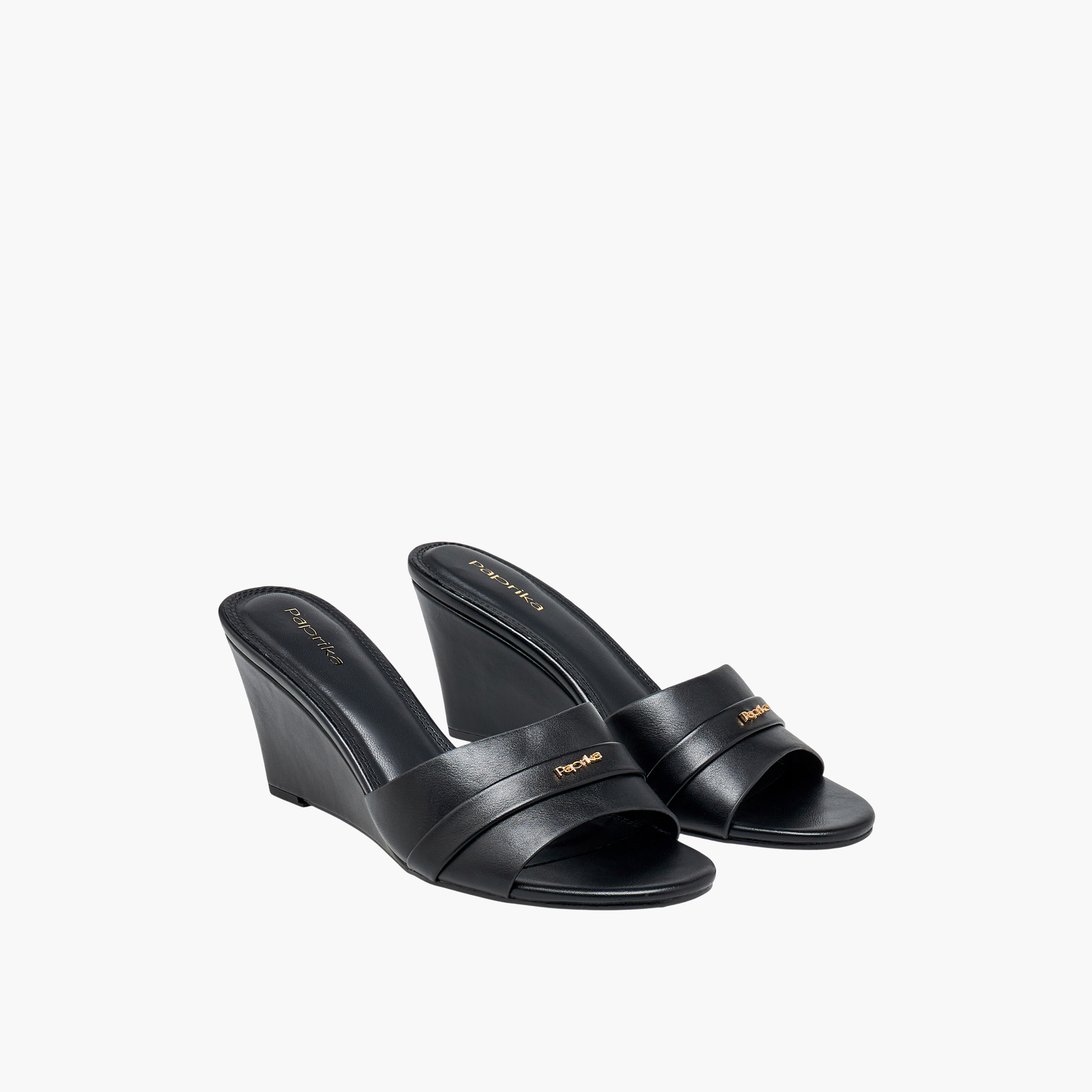 Paprika Women Slip-On Wedge Heel Sandals-women-shoes-sandals-heeled-image-1