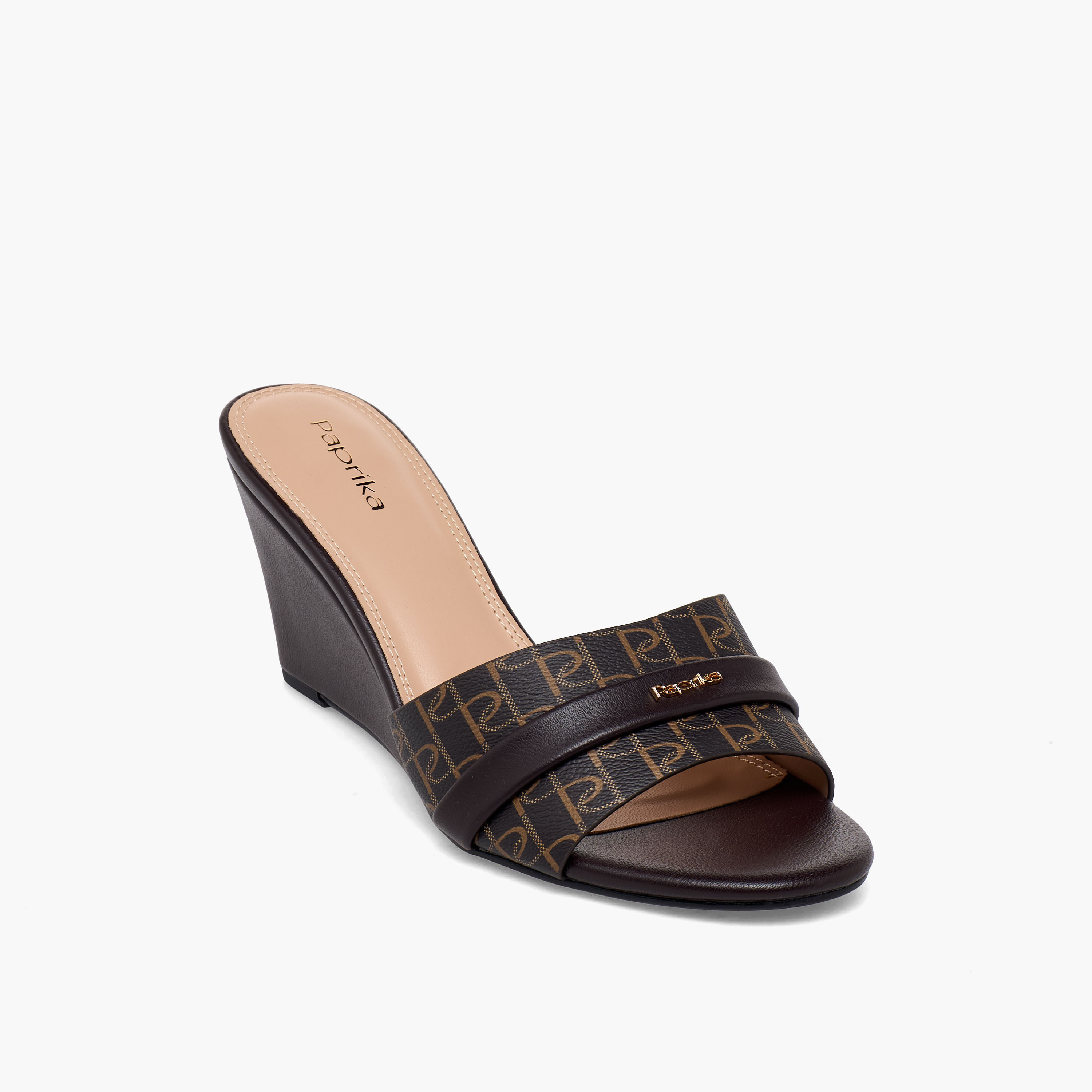 Paprika Women Slip-On Wedge Heel Sandals-women-shoes-sandals-heeled-image-2