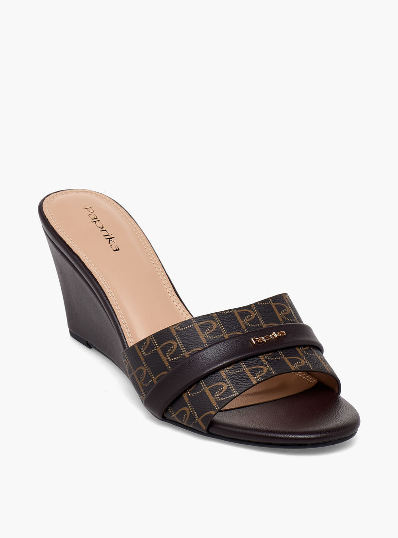 Paprika Women Slip-On Wedge Heel Sandals-women-shoes-sandals-heeled-image-2