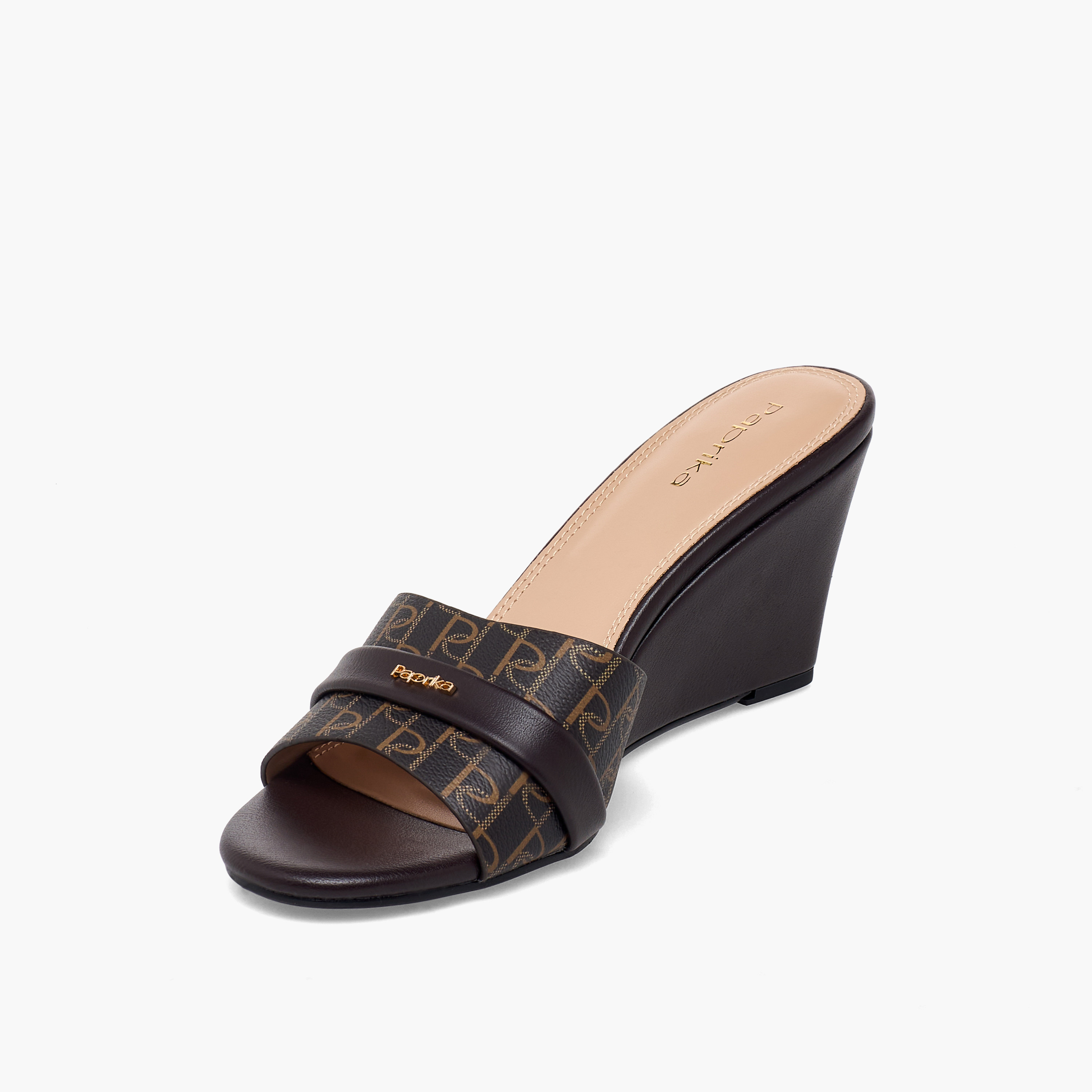 Paprika Women Slip-On Wedge Heel Sandals-women-shoes-sandals-heeled-image-4