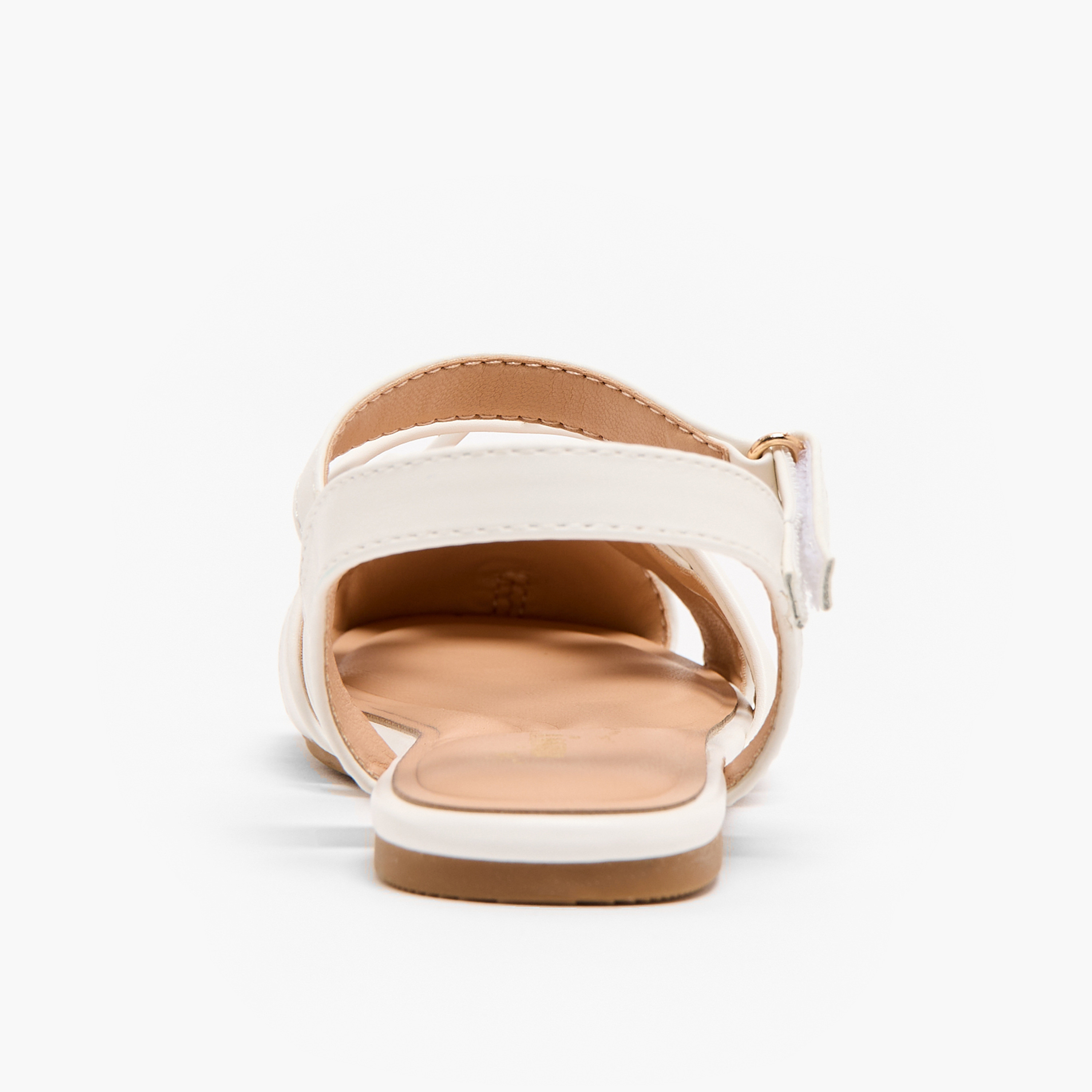 Little Missy Girls Strappy Hook & Loop Sandals-girls-shoes-sandals-image-4