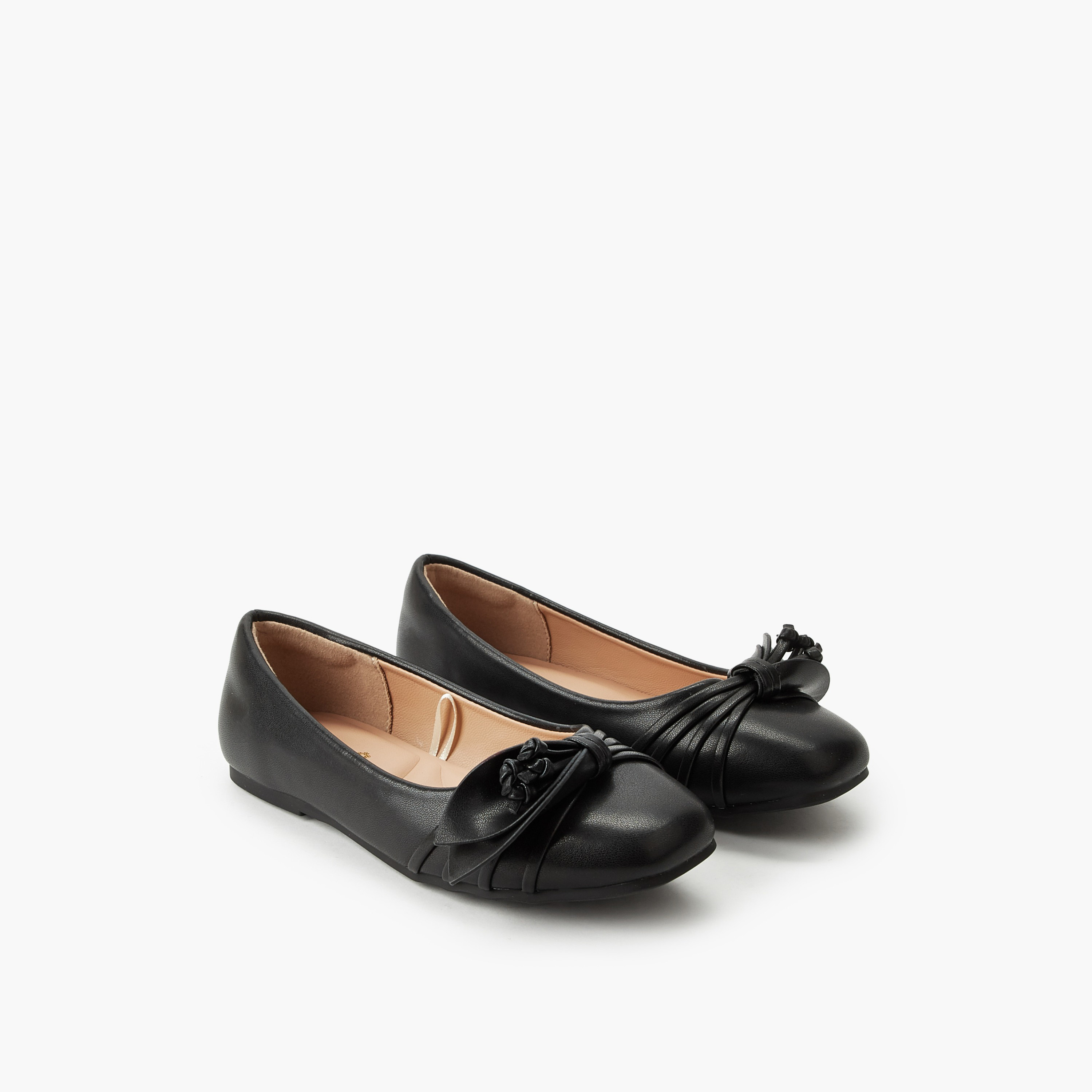 حذاء باليرينا سهل اللبس للبنات من ليتل ميسي-girls-shoes-ballerinas-image-1