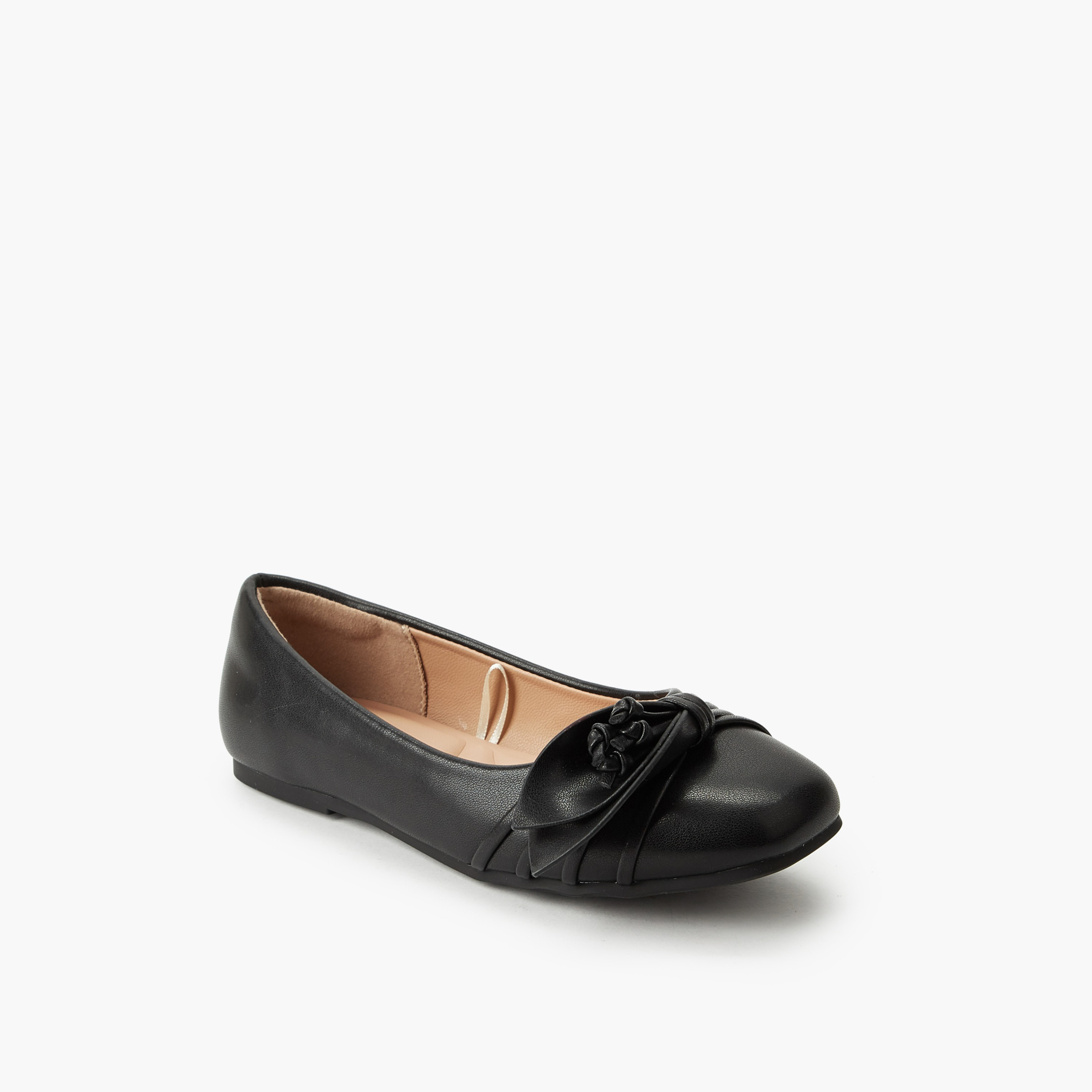 حذاء باليرينا سهل اللبس للبنات من ليتل ميسي-girls-shoes-ballerinas-image-2