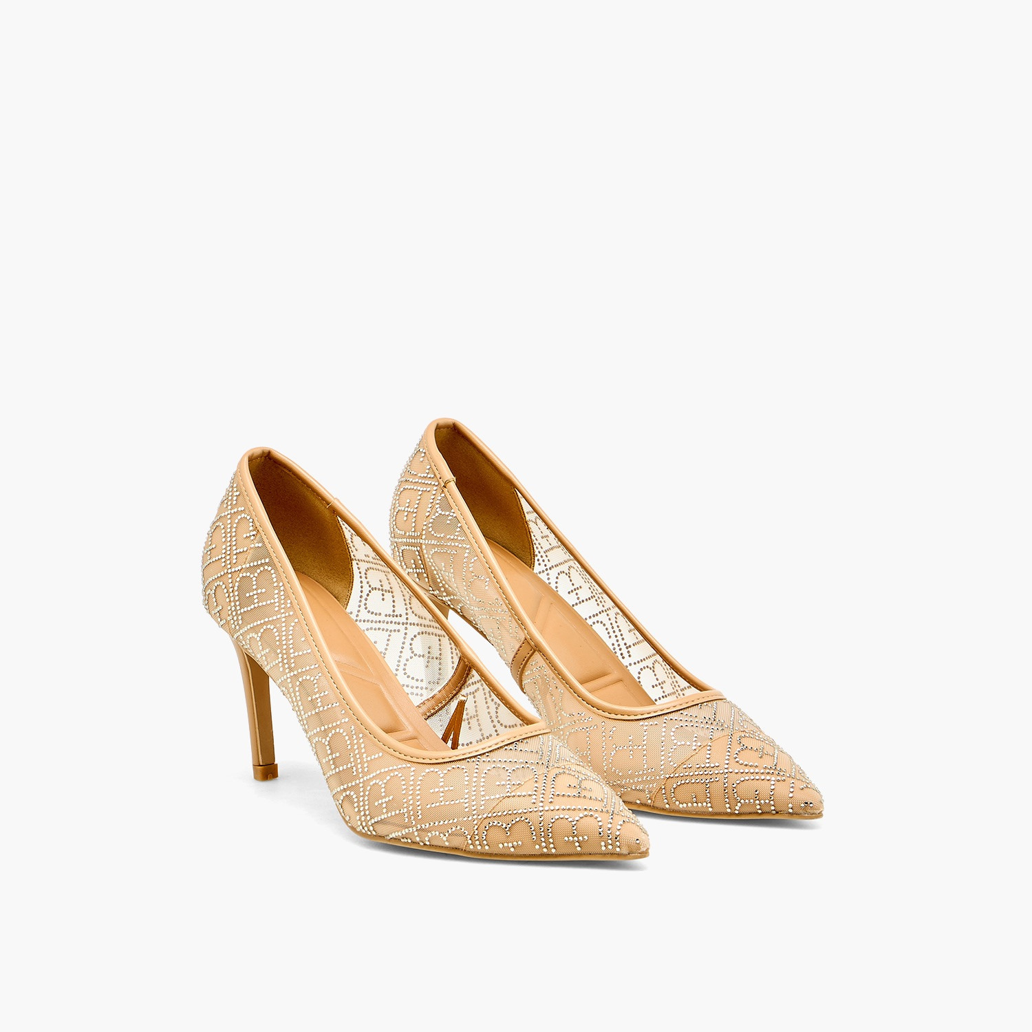 حذاء مزين سهل الارتداء بمقدمة مدببة للنساء من فلورا بيلا-women-shoes-sandals-heeled-image-1