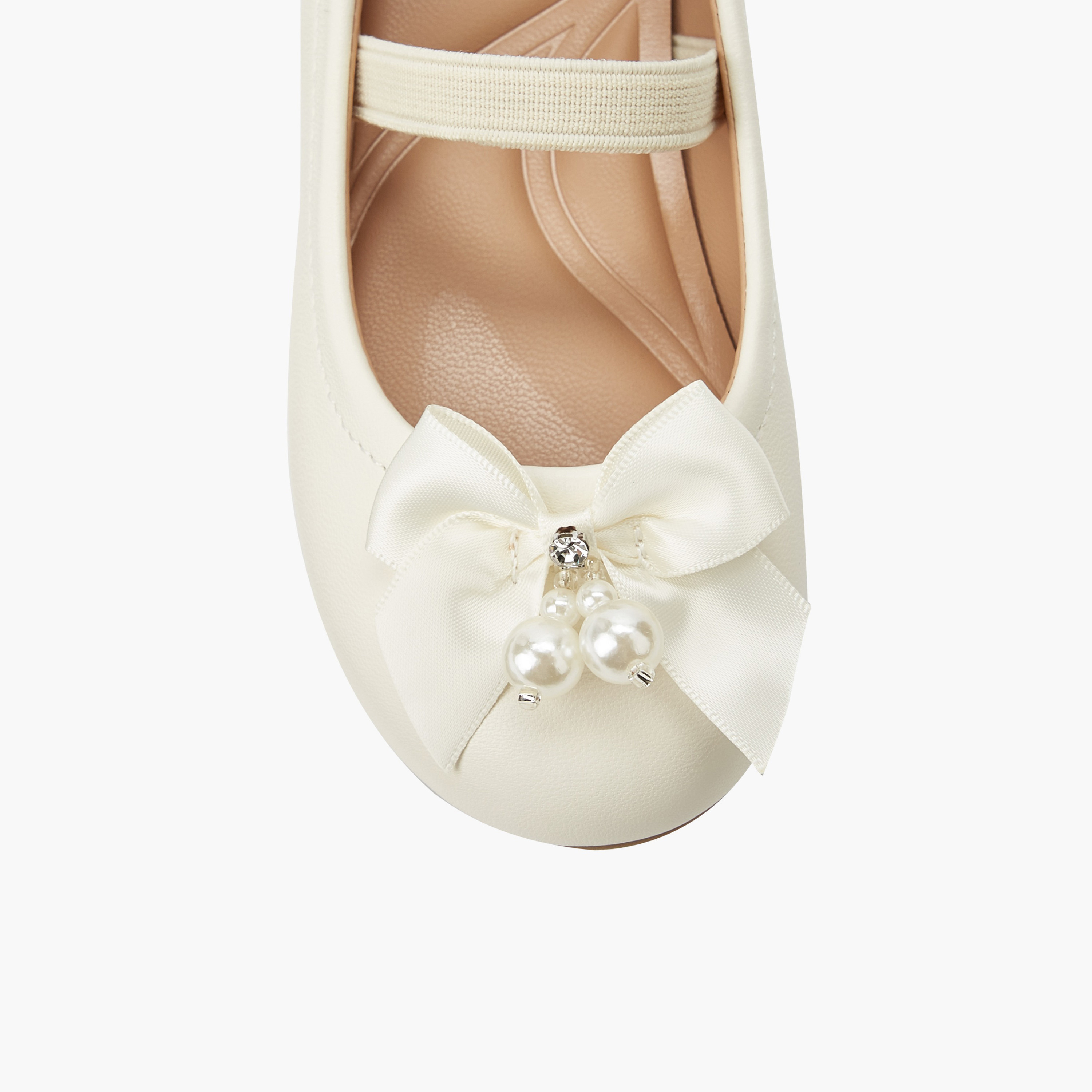حذاء باليرينا بحزام مطاطي للبنات من جونيورز-girls-shoes-ballerinas-image-4