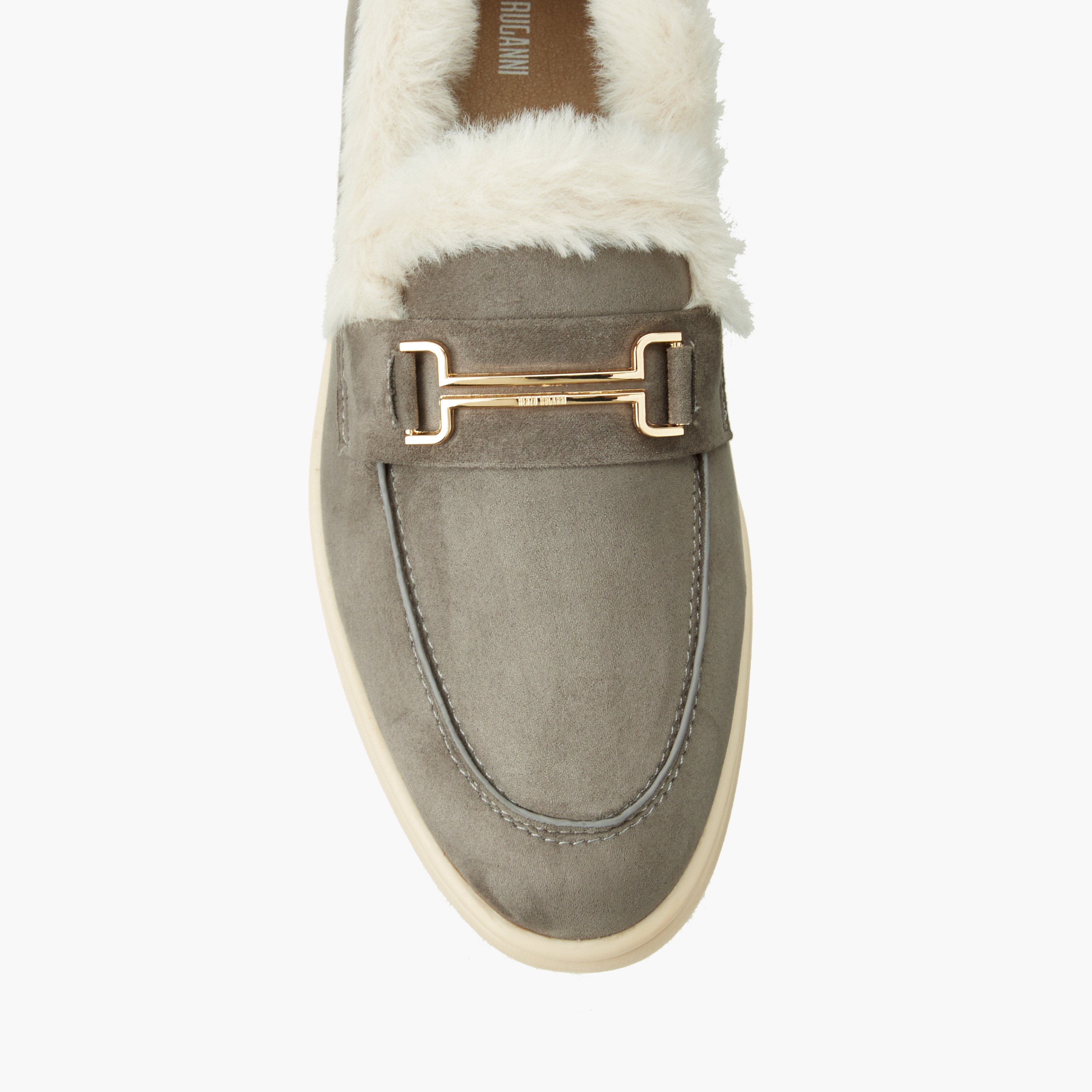 حذاء سهل الارتداء فرو صناعي للنساء من رينزو روجاني-women-shoes-flats-loafers-image-4
