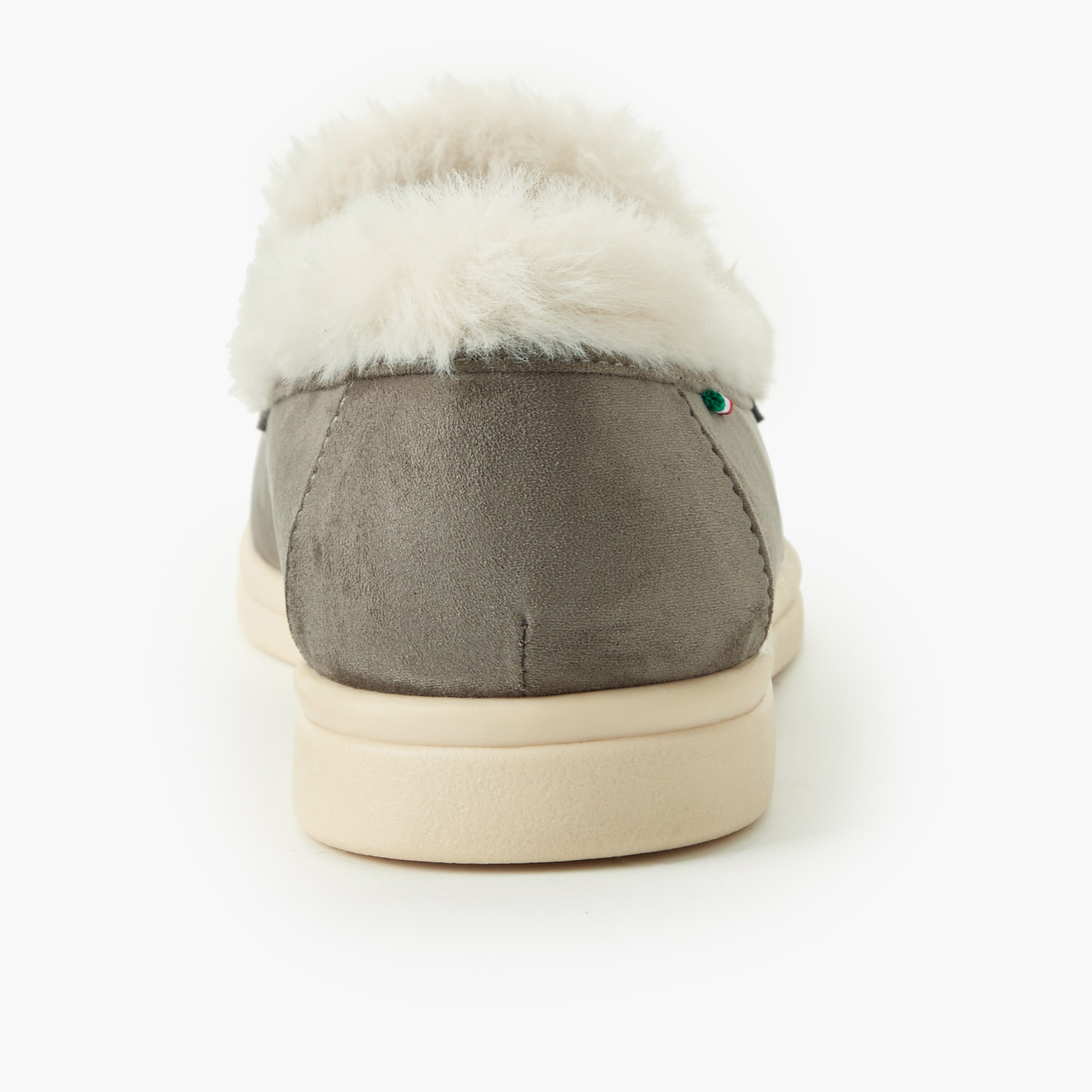 حذاء سهل الارتداء فرو صناعي للنساء من رينزو روجاني-women-shoes-flats-loafers-image-5