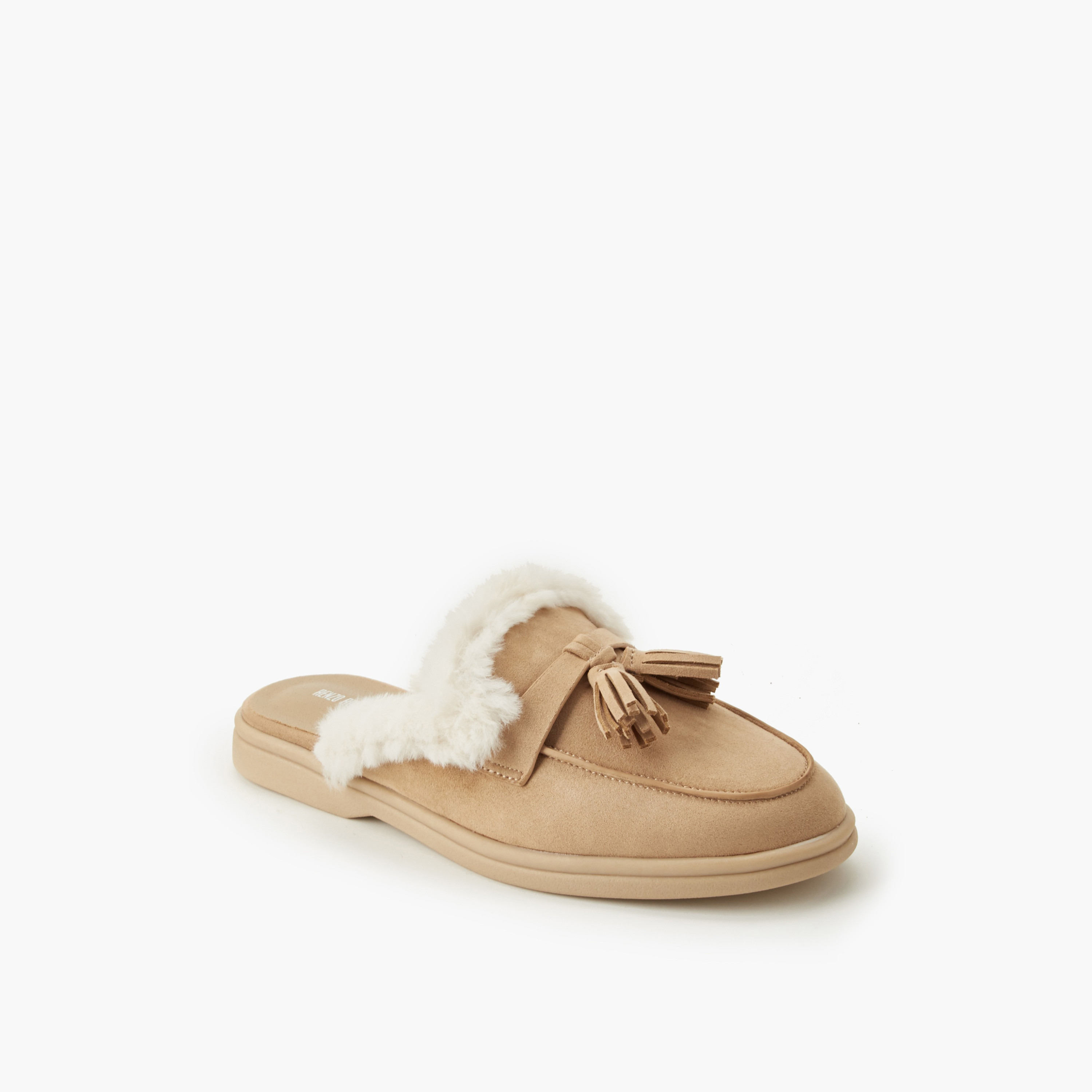 حذاء ميول فرو صناعي للنساء من رينزو روجاني-women-shoes-flats-mules-image-2
