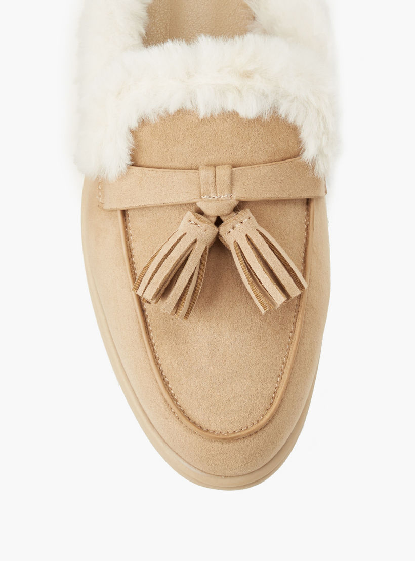 حذاء ميول فرو صناعي للنساء من رينزو روجاني-women-shoes-flats-mules-image-4