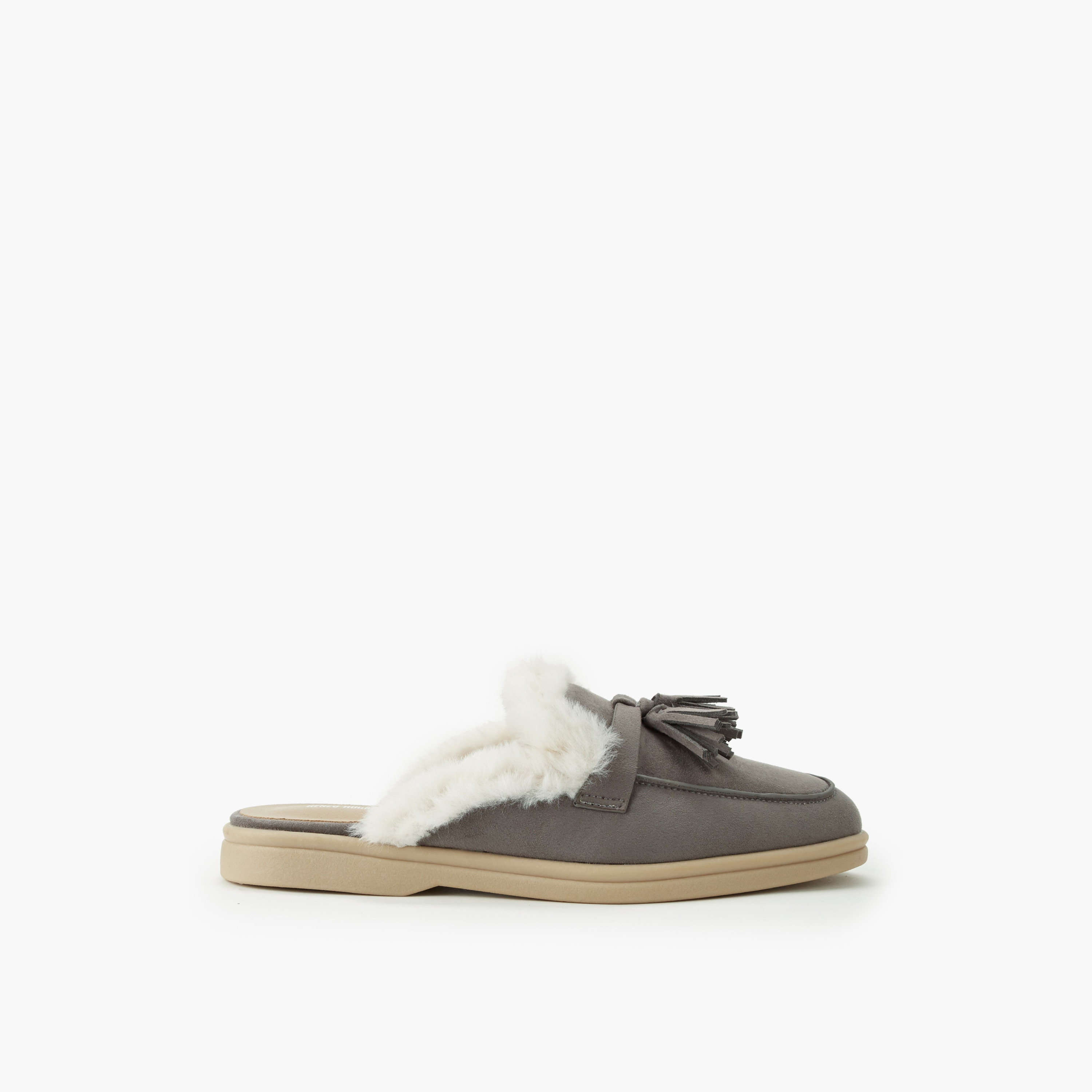 Renzo Ruganni Women Faux Fur Mules-women-shoes-flats-mules-image-3