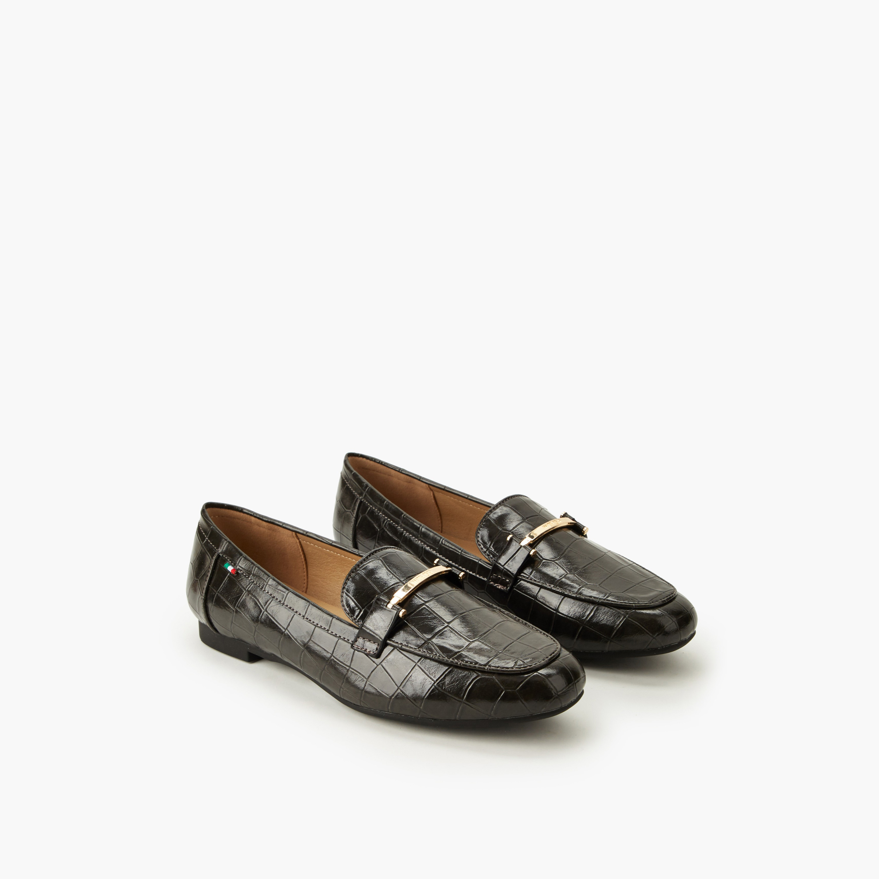 حذاء لوفر سهل الارتداء مزخرف للنساء من رينزو روجاني-women-shoes-flats-loafers-image-1
